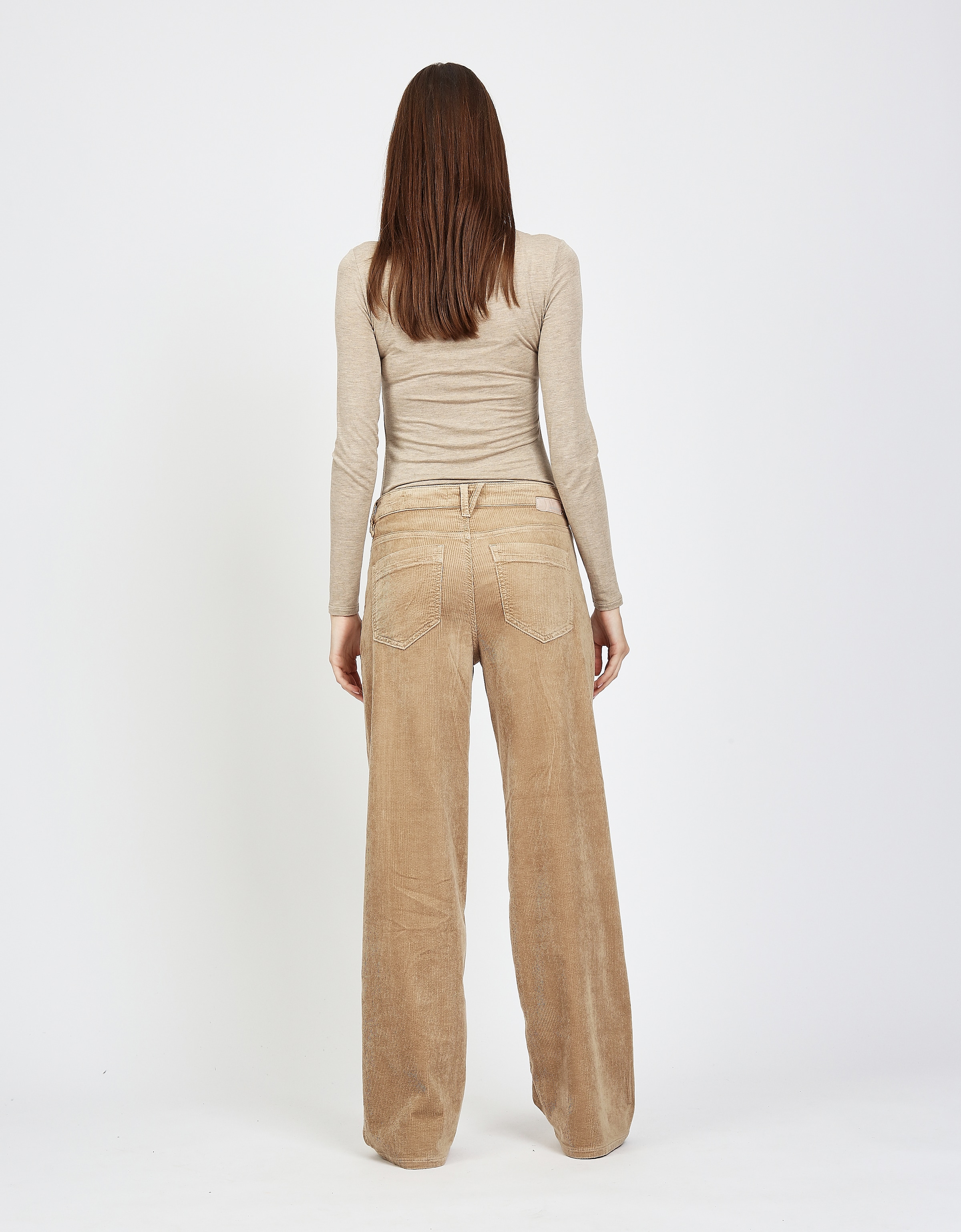 GANG Cordhose »94CARLOTTA LONG«  im Wide Fit mit geradem Beinverlauf