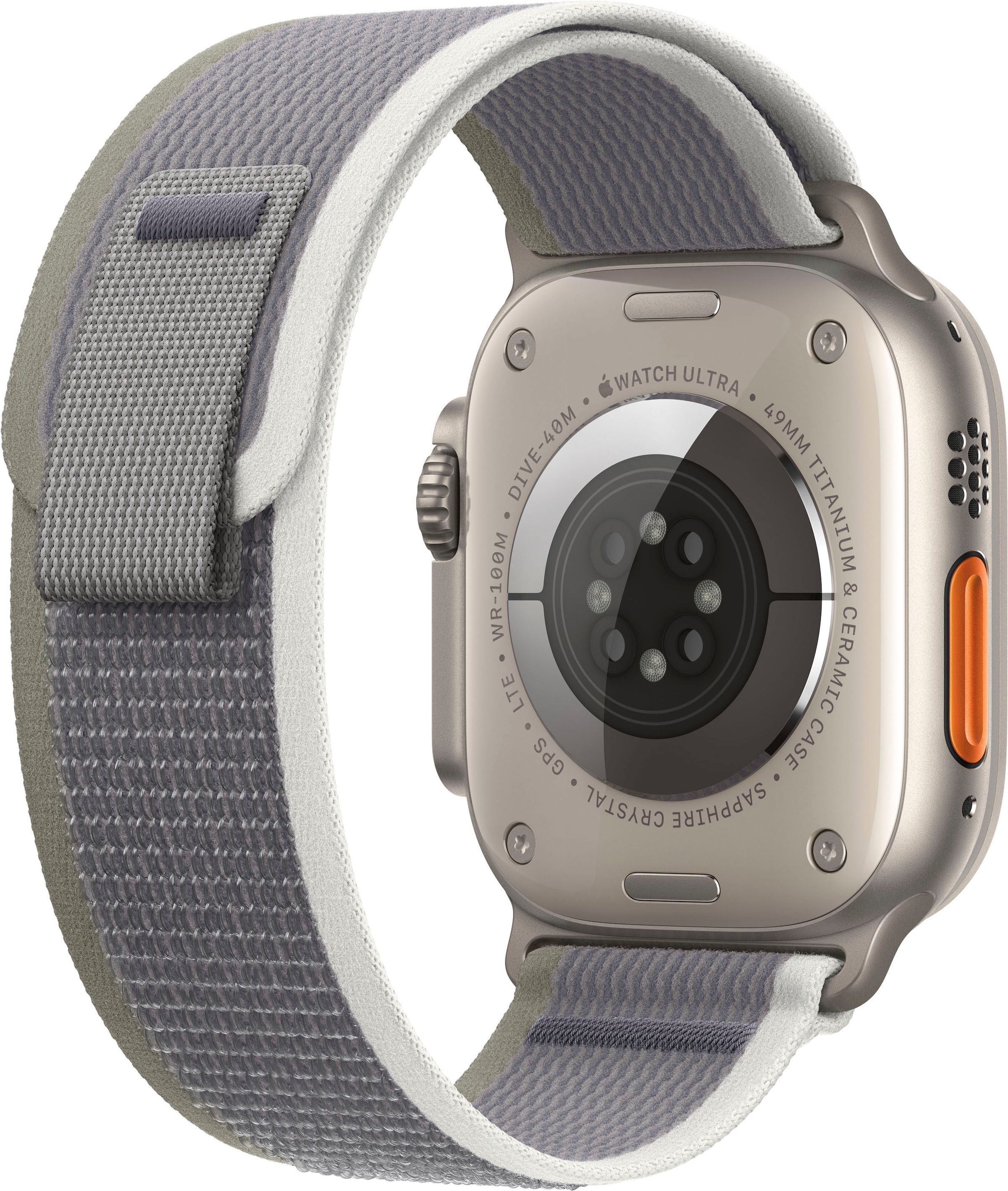 Apple Smartwatch »Watch Ultra 2 GPS 49 mm + Cellular Titanium M/L«, (Watch OS 10 Trail Loop)