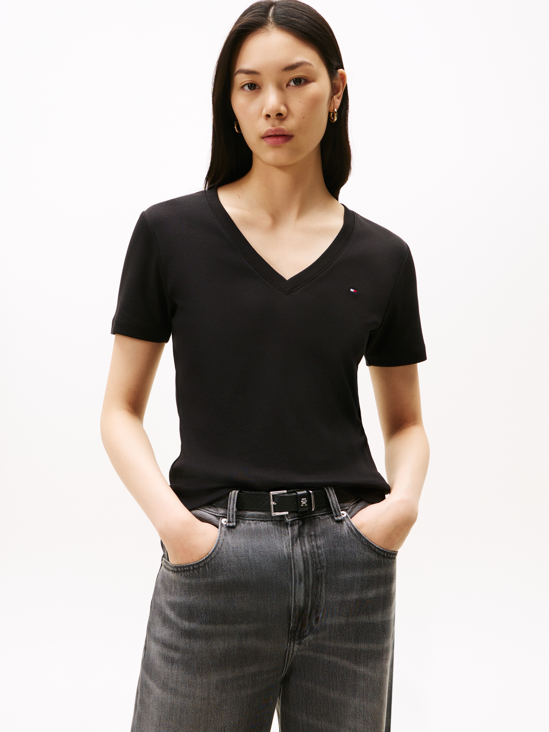 Tommy Hilfiger T-Shirt »CODY, Slim Fit«, mit V-Ausschnitt