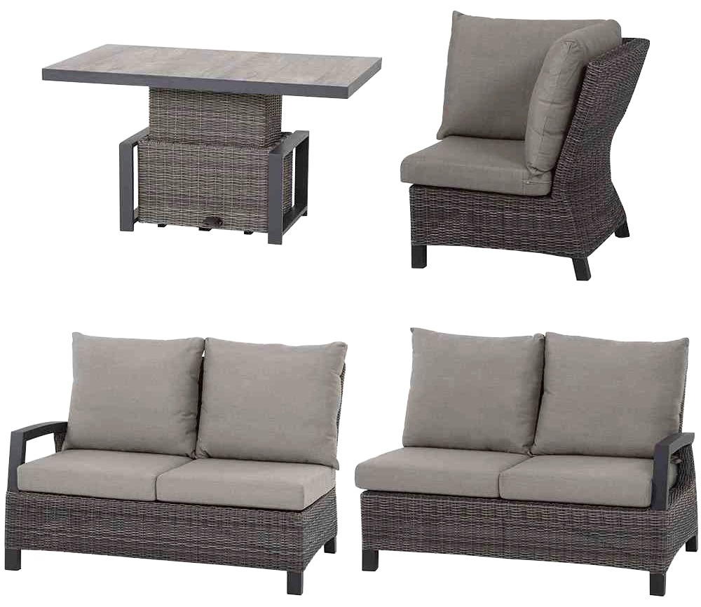 Siena Garden Gartenlounge-Set "Corido" 4 Stk. tlg.