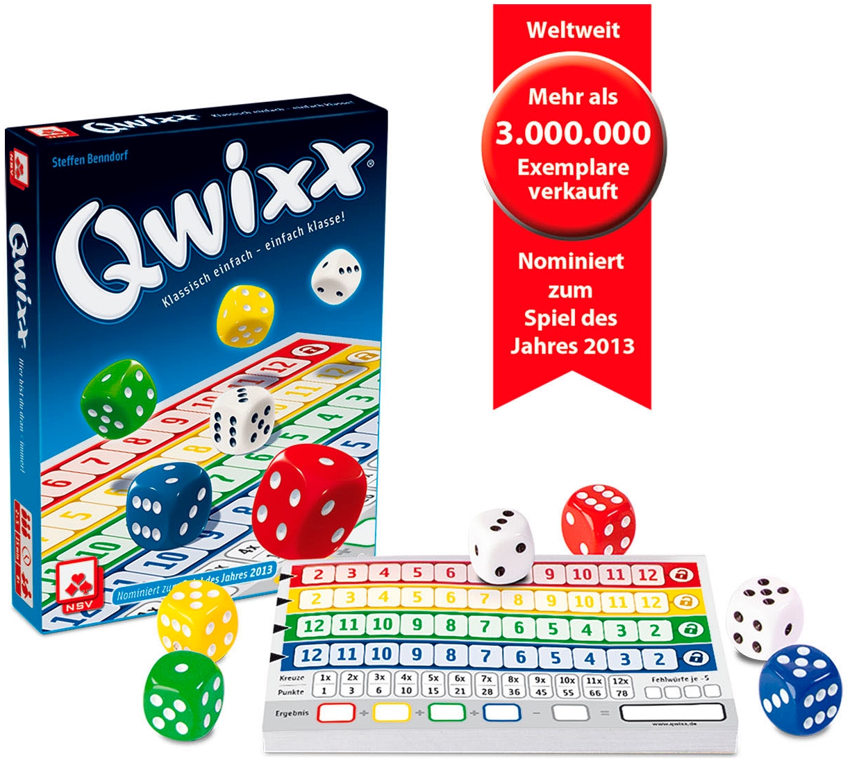 Cartamundi Spiel »Qwixx« Made in Germany