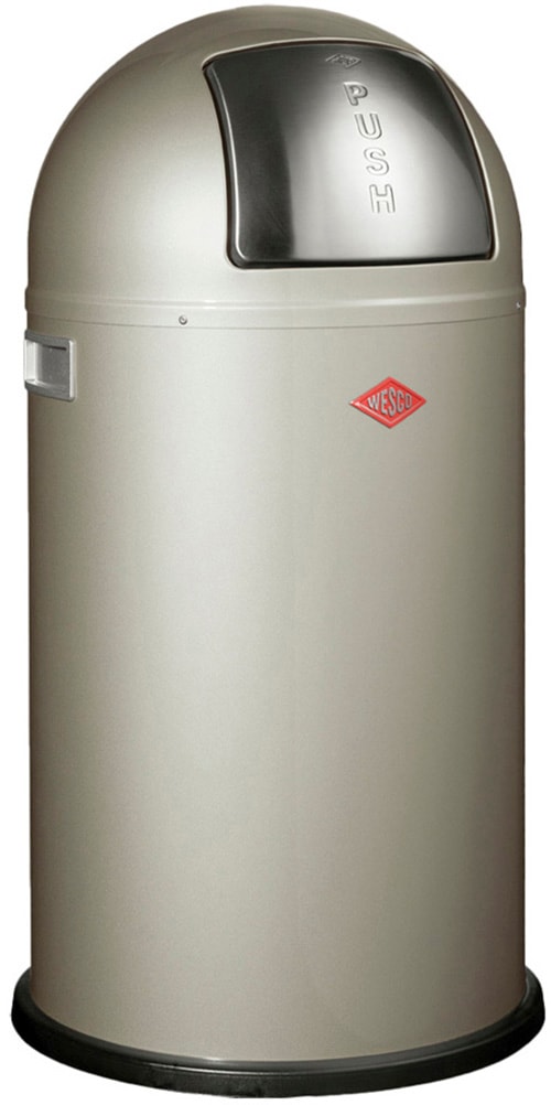 WESCO Mülleimer "Pushboy" 1 Behälter Abfallsammler, 50 Liter