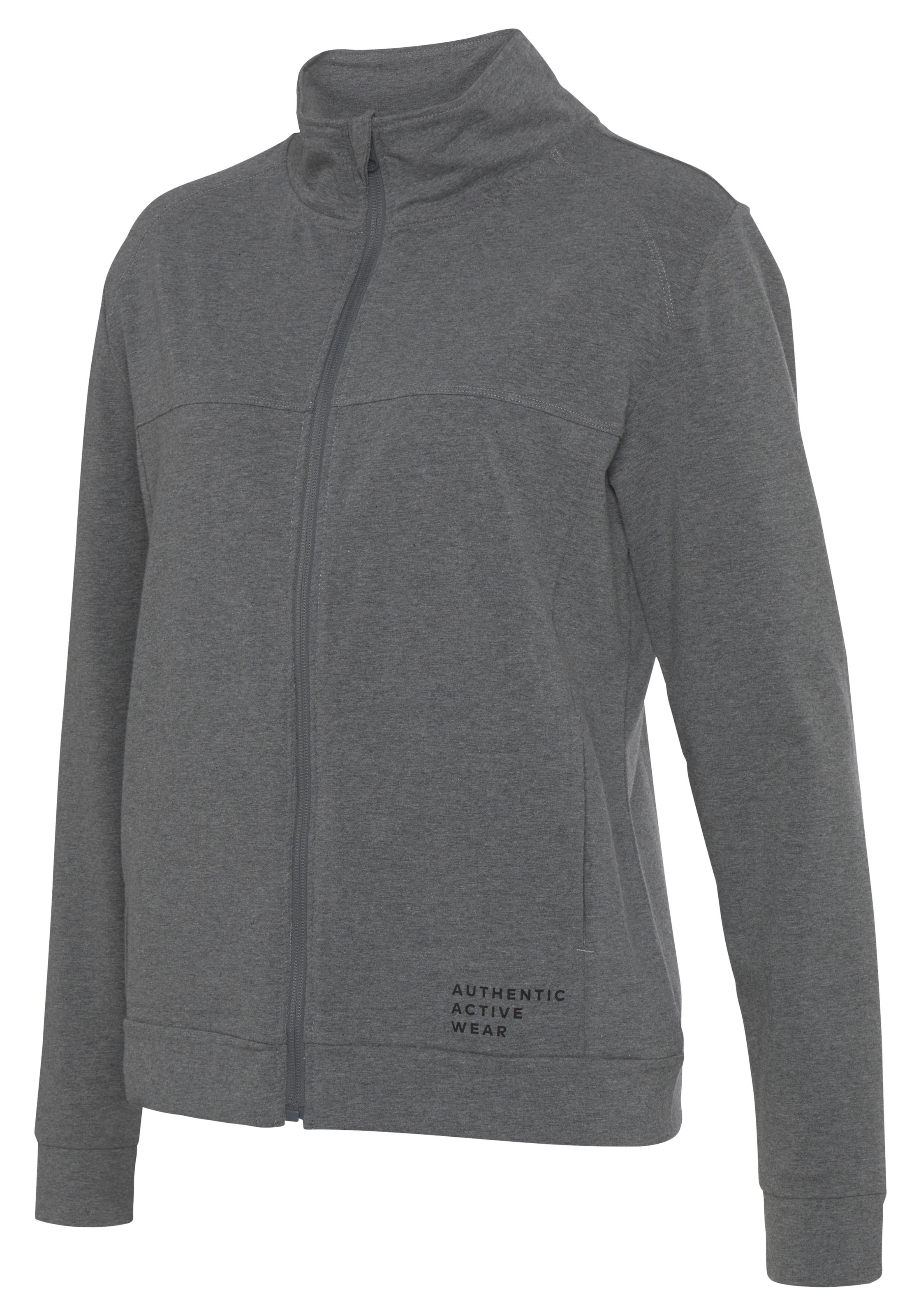 Vivance active Sweatjacke, Sportjacke mit seitlichen Taschen