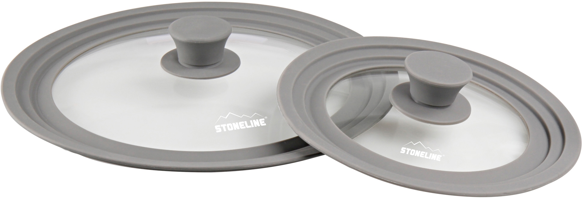 STONELINE Deckel »STONELINE®«, (Set, 2 tlg.), für 6 verschiedene Durchmesser