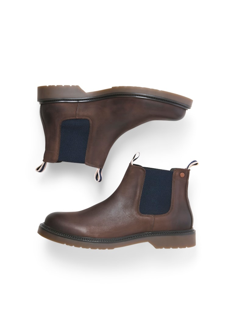 Jack & Jones Chelseaboots »JFWLEYTON«  mit Blockabsatz