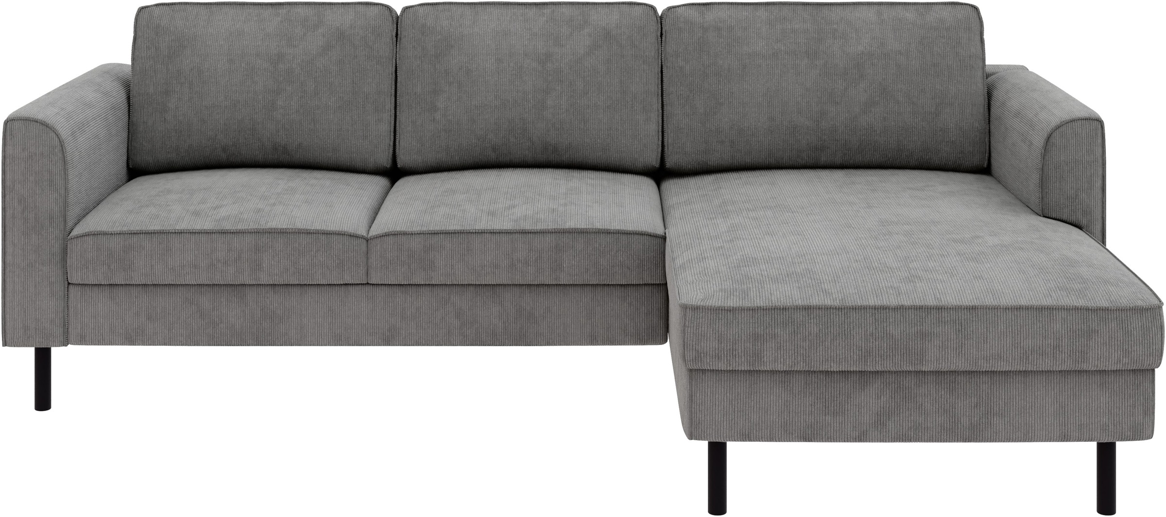 Home affaire Ecksofa »Booster Couch wahlweise mit Schlaffunktion und Bettkasten-auch in Cord«, Recamiere beidseitig montierbar, Sofa in L-Form, 232 cm