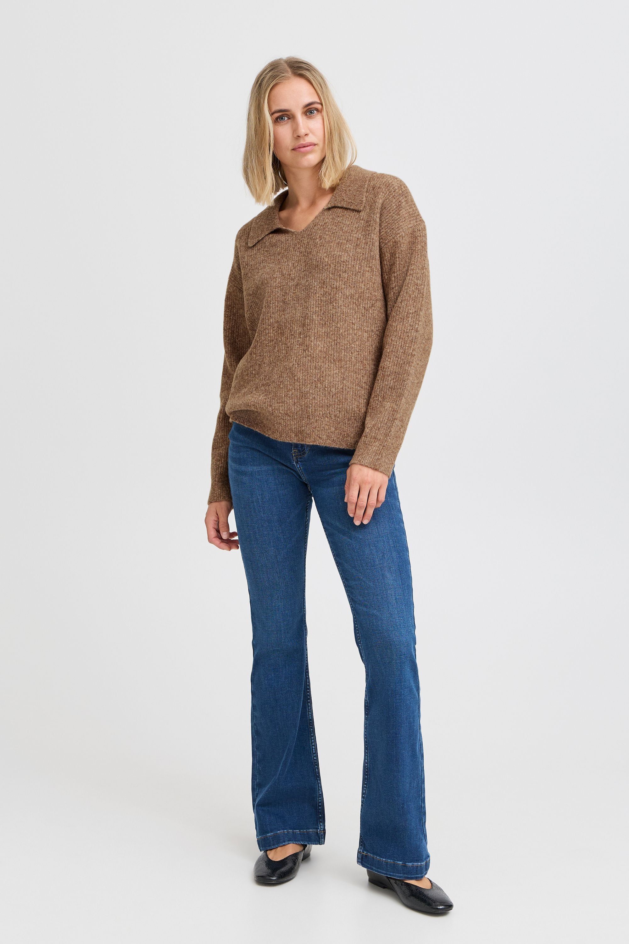 Pulz Jeans Strickfleece-Pullover »Strickpullover PZASTRA V-Neck Pullover«