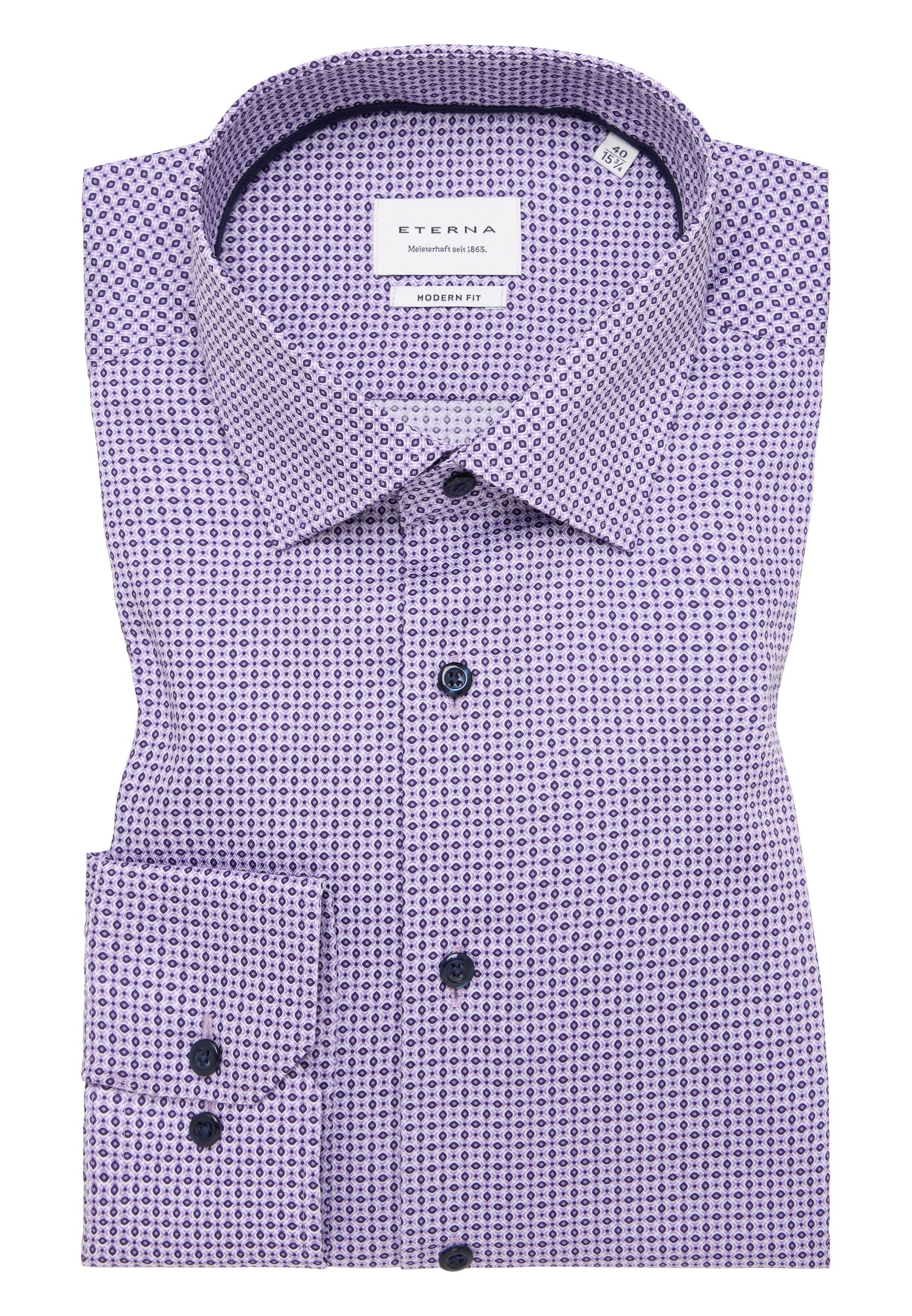 Eterna Langarmhemd »MODERN FIT«, NON IRON (bügelfrei)