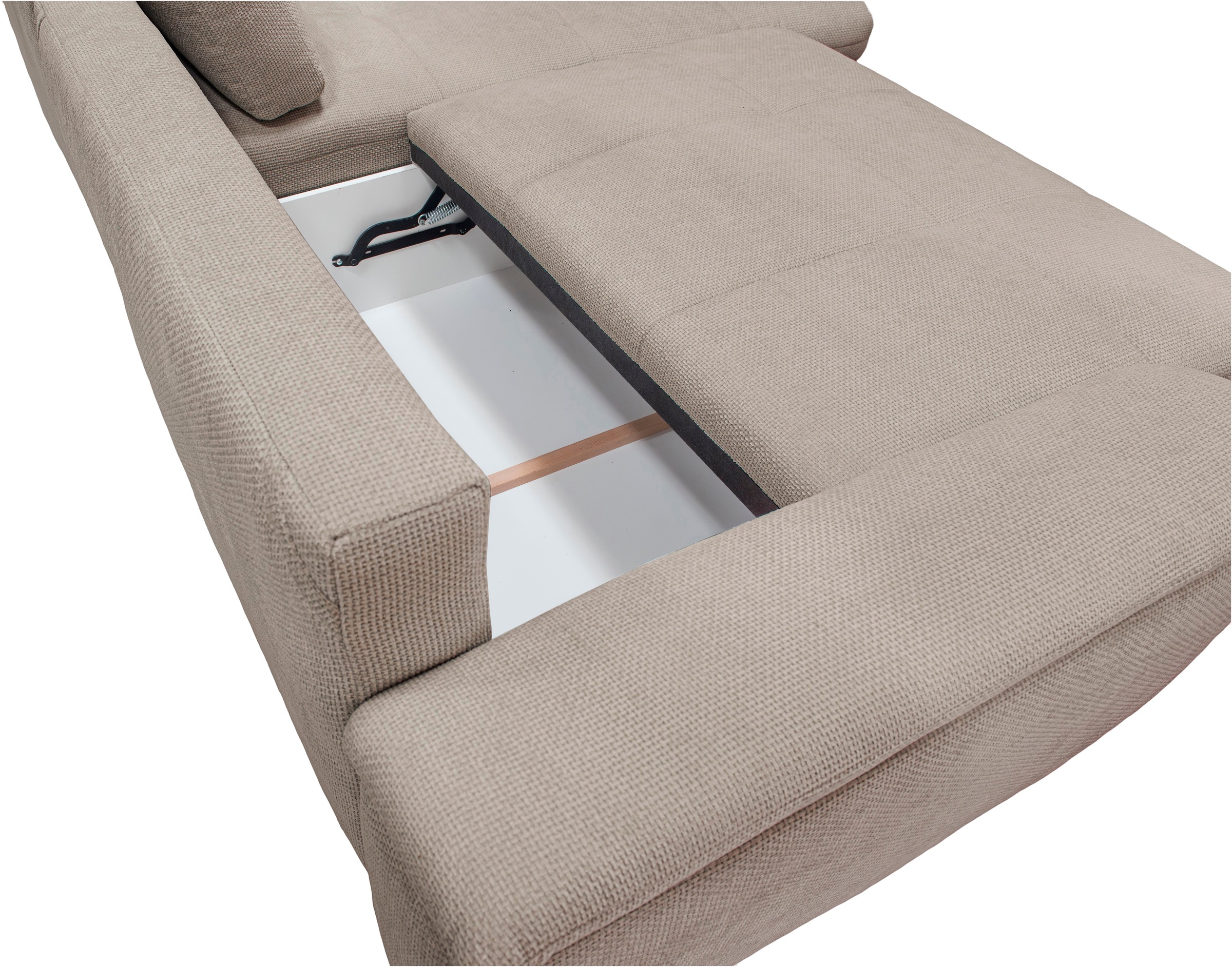 exxpo - sofa fashion Ecksofa »Casa Grande inkl. Bettfunktion, Bettkasten, bequem«, L-Form, guter Sitzkomfort, grioße Liegefläche