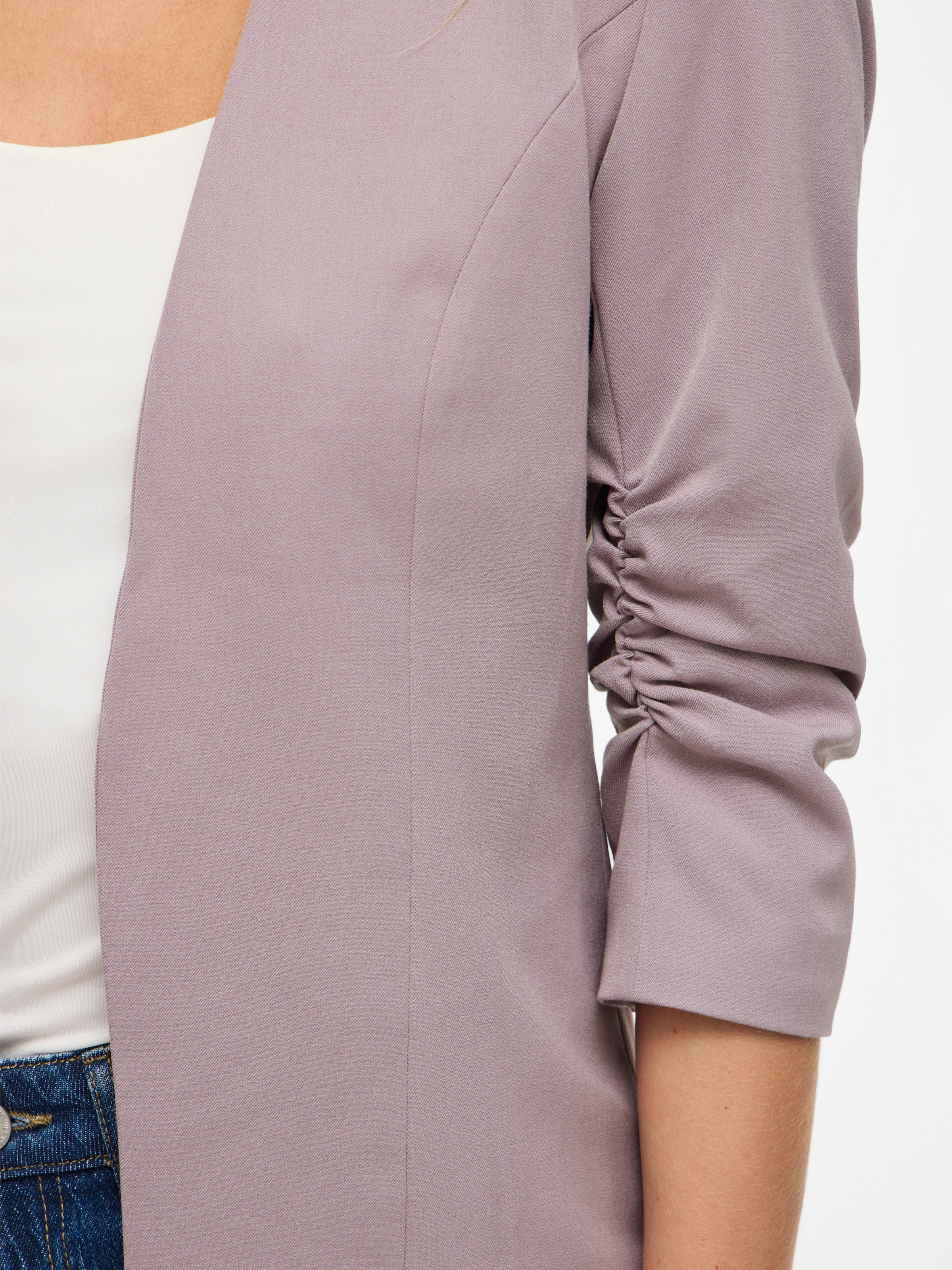 Vila Kurzblazer »VIHER NEW 3/4 BLAZER -NOOS« Materialmix, regular fit