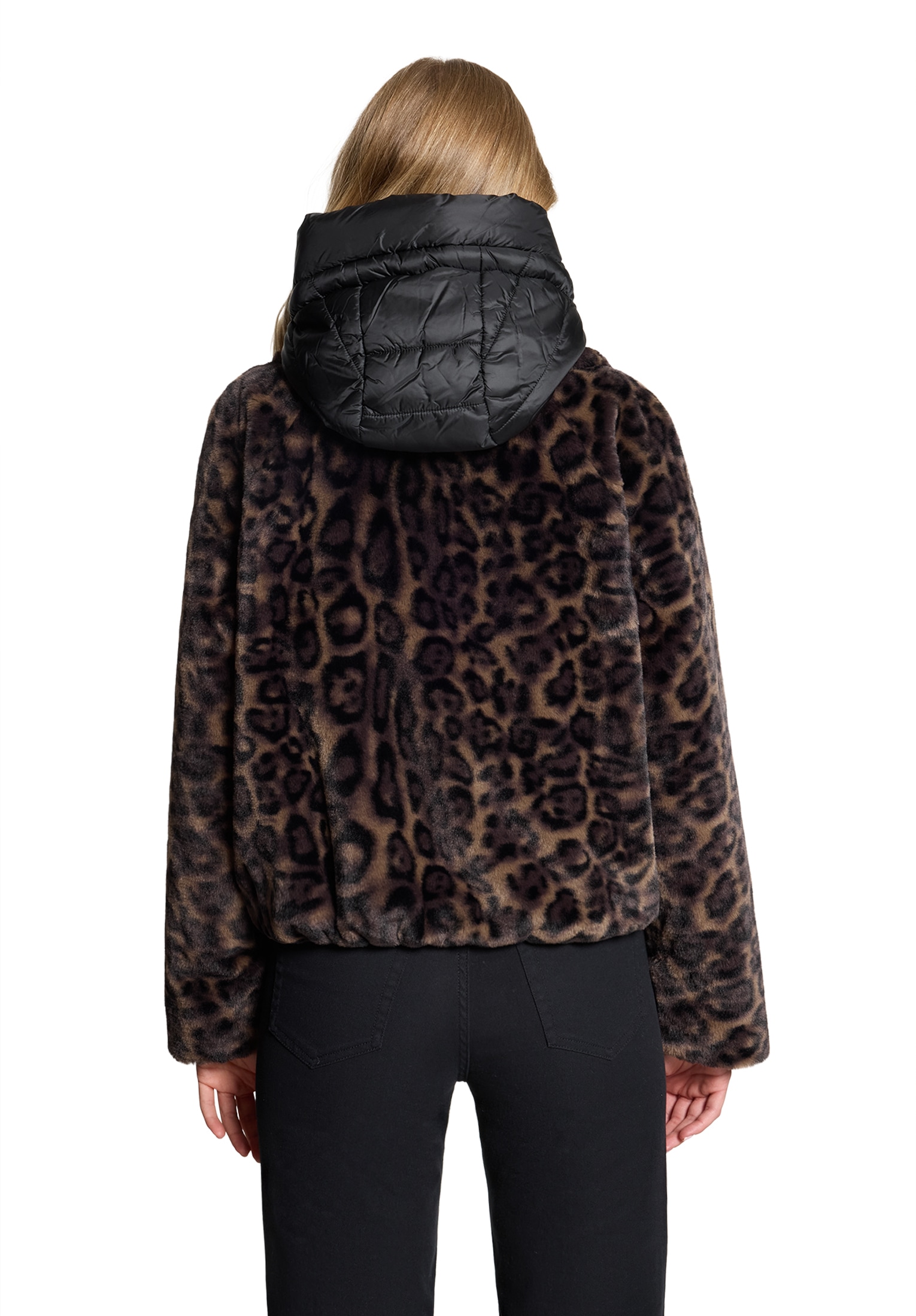 Amber & June Plüschjacke »Plüschjacke mit abnehmbarem Westenteil«