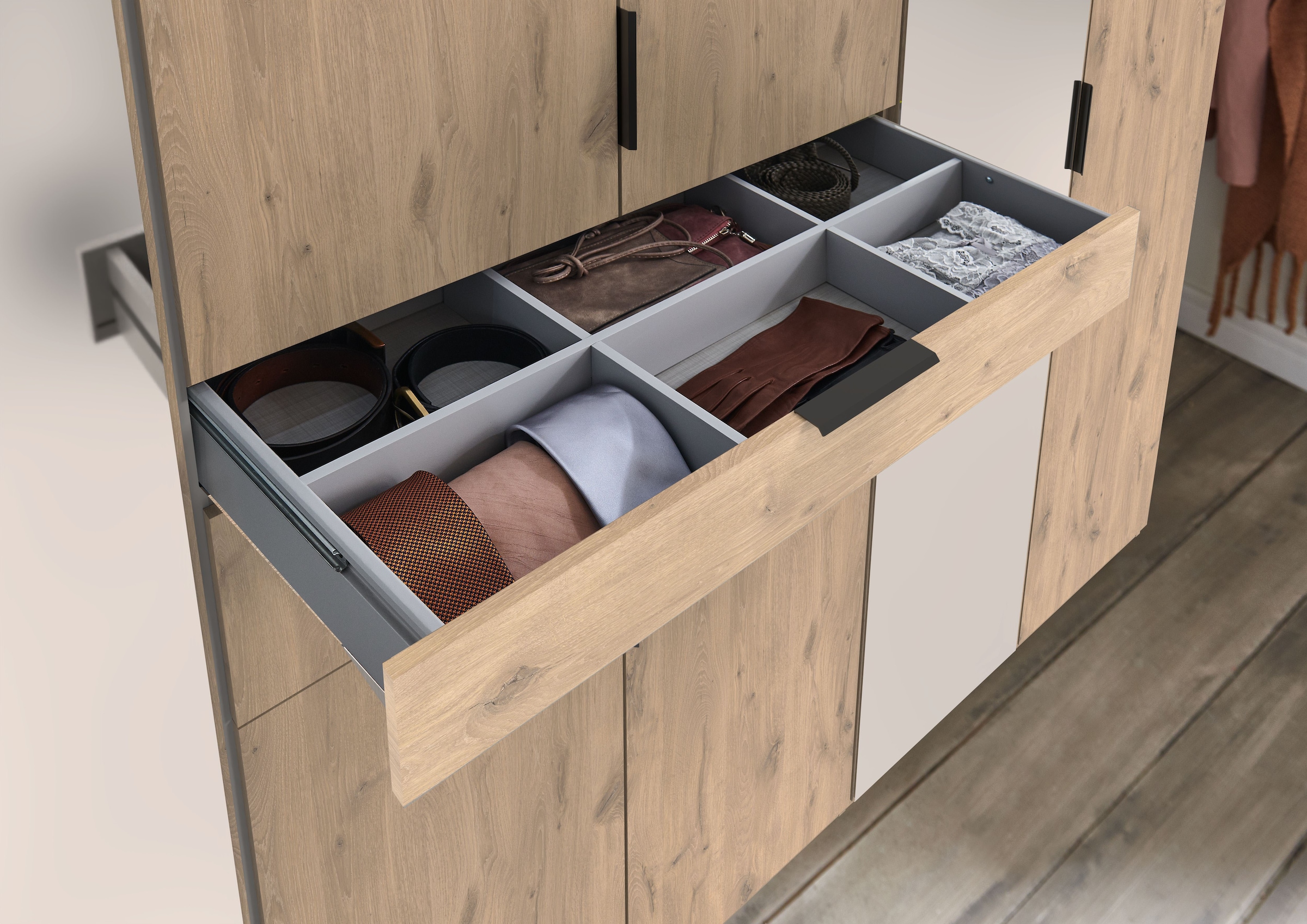Wimex Drehtürenschrank »Moldau Kleiderschrank mit Spiegel Schlafzimmerschrank Bestseller«, Wähle deine Innenausstattung fertig konfiguriert im Schrank