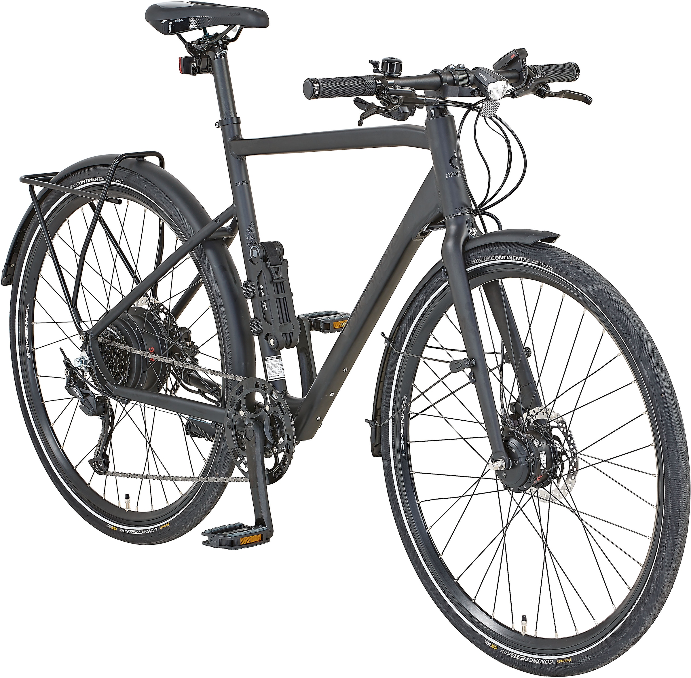 Prophete E-Bike »Urbanicer 21.EMU.10«, 8 Gang, Shimano, Alivio, Frontmotor 250 W, Pedelec, Elektrofahrrad für Damen u. Herren