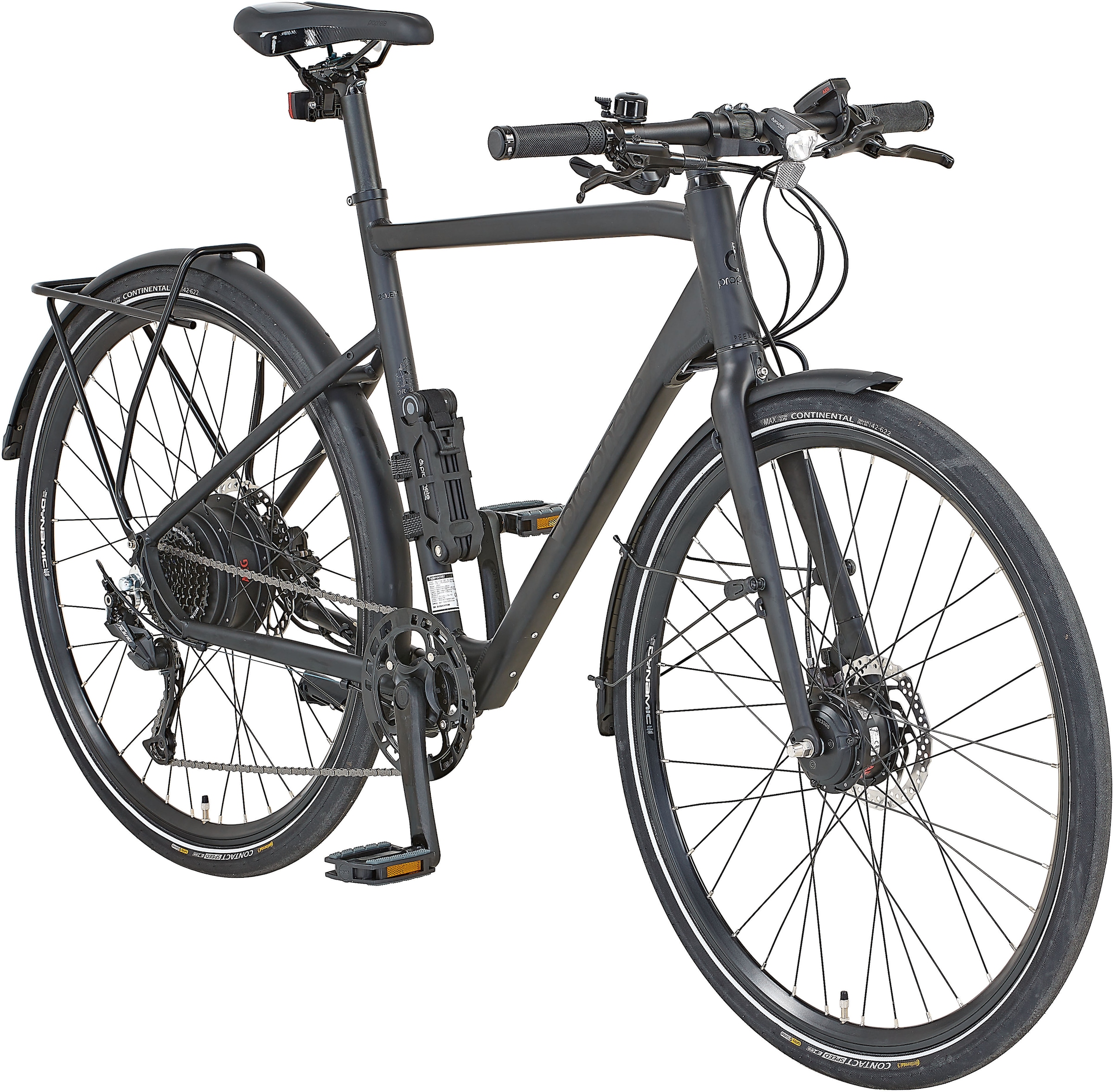 Prophete E-Bike »Prophete Urbanicer 21.EMU.10«, 8 Gang, Shimano, Alivio, Frontmotor 250 W, Pedelec