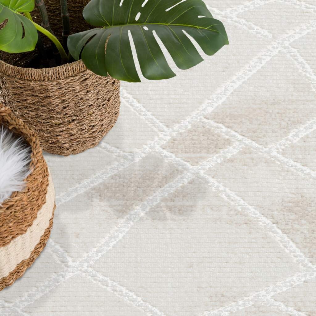 Carpet City Teppich »ANTIK215«, rund, 10 mm Höhe, Kurzflor, 3D-Optik, Klassisch-Modern für Wohnzimmer, Schlafzimmer
