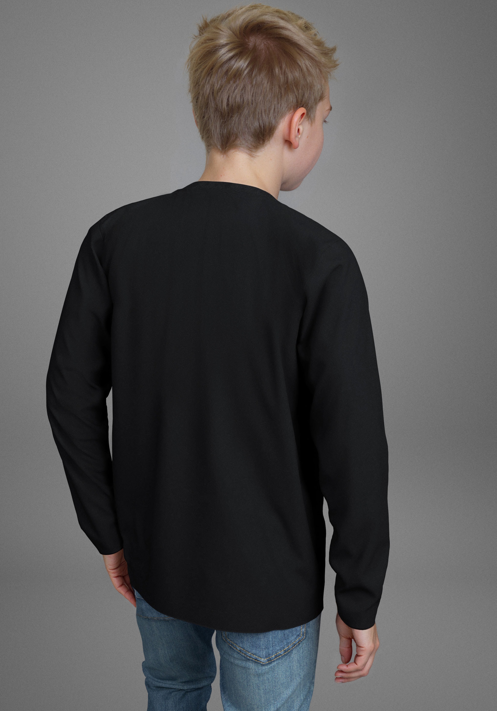 KIDSWORLD Langarmshirt »Spruch: CONFUESED« Sprücheshirt, immer einen lässigen Spruch