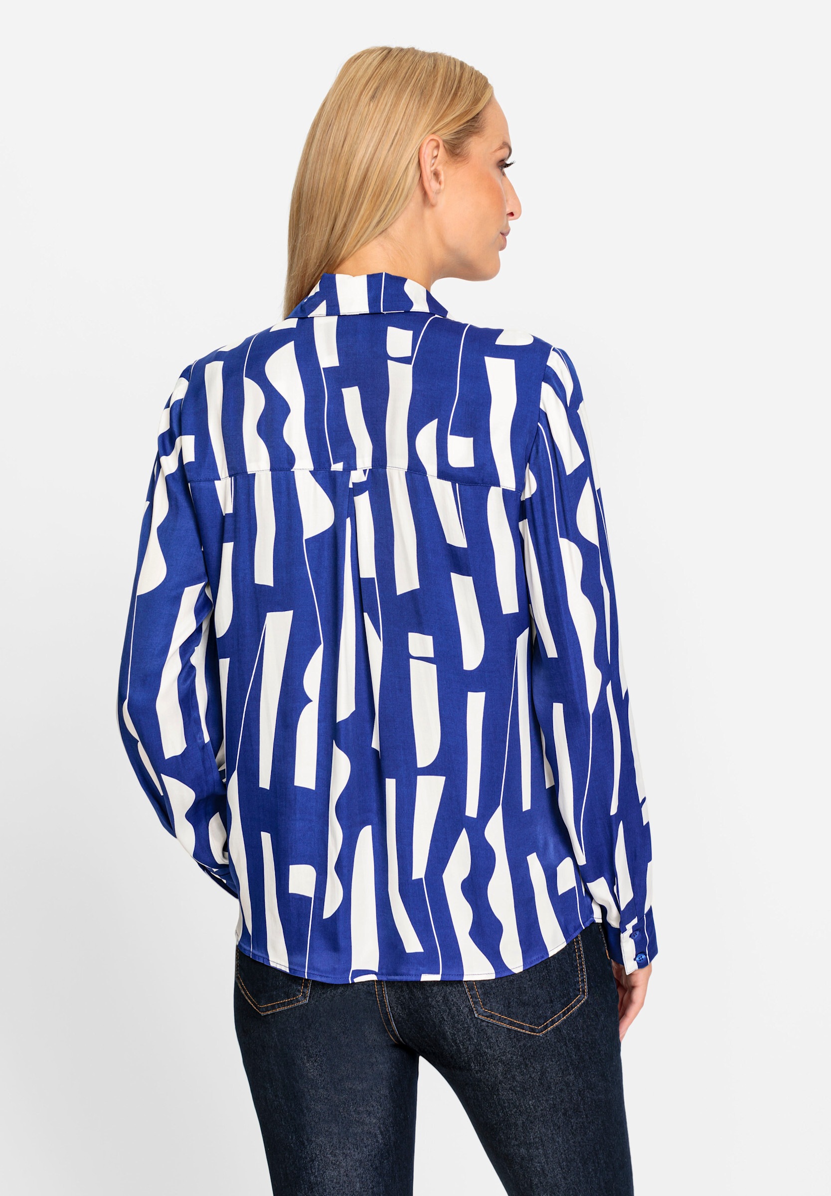 heine Klassische Bluse »Druckbluse Hemdbluse mit Grafik-Dessin«