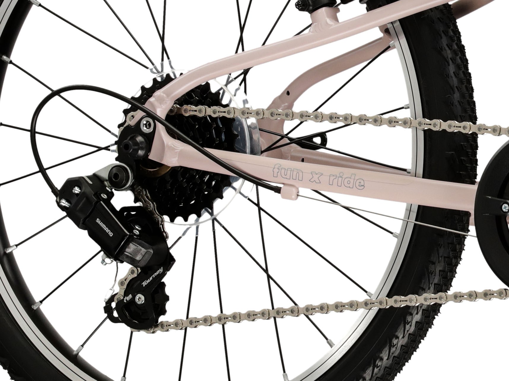 Kross Kinderfahrrad »KROSS Kinderrad Lightweight Liftie 20" rosa«, 7 Gang, Shimano, TOURNEY TY200 Schaltwerk, Kettenschaltung