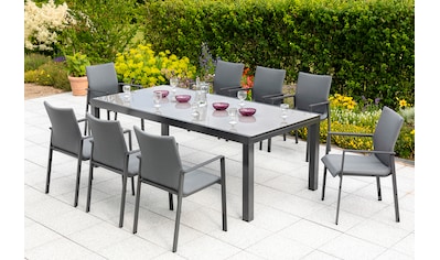 MERXX Garten-Essgruppe »Bellino«, (9 tlg.), 8 Sessel, ausziehbarer Tisch kaufen
