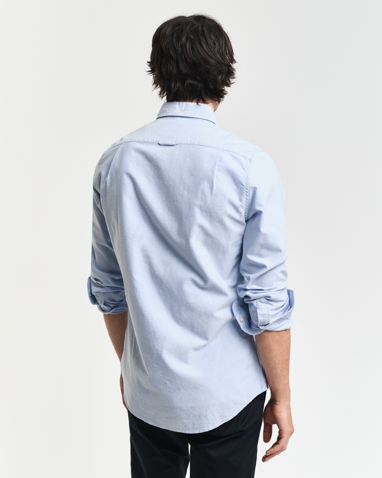 Gant Langarmhemd »Slim Fit Oxford Hemd strukturiert langlebig dicker« Oxford Hemd Slim Fit