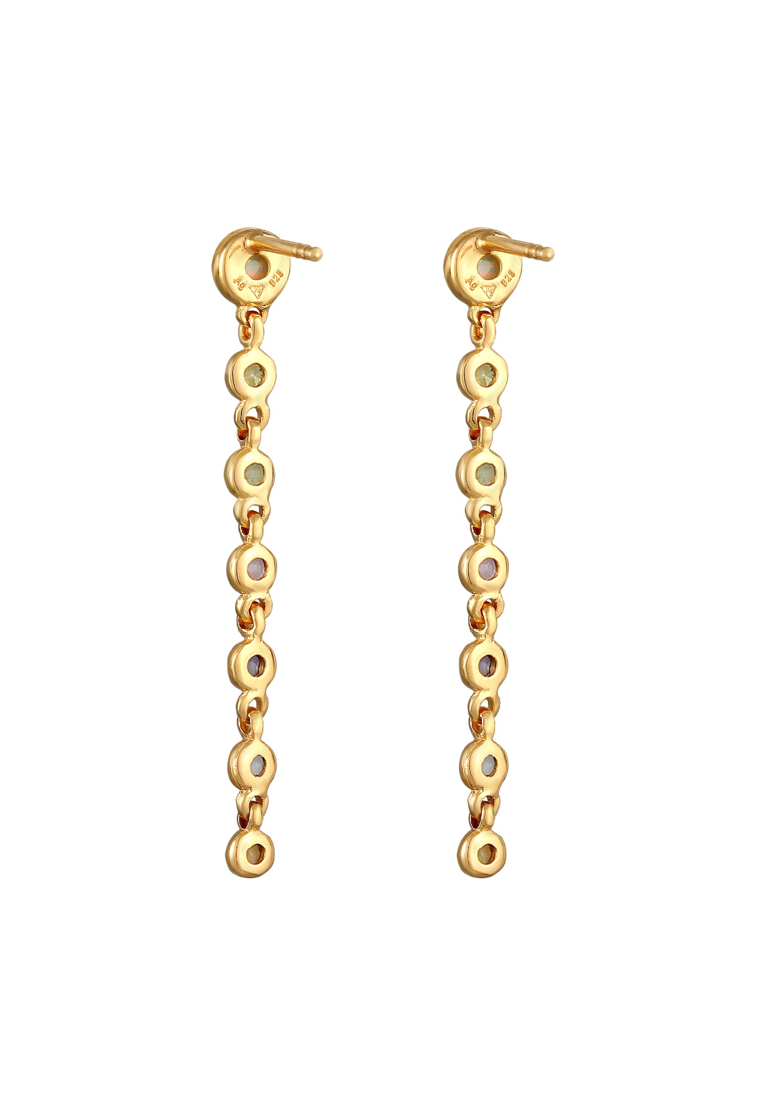 HAZE & GLORY Paar Ohrstecker »Ohrringe Ohrhänger - 54 Glam Edelstein 925 Silber«
