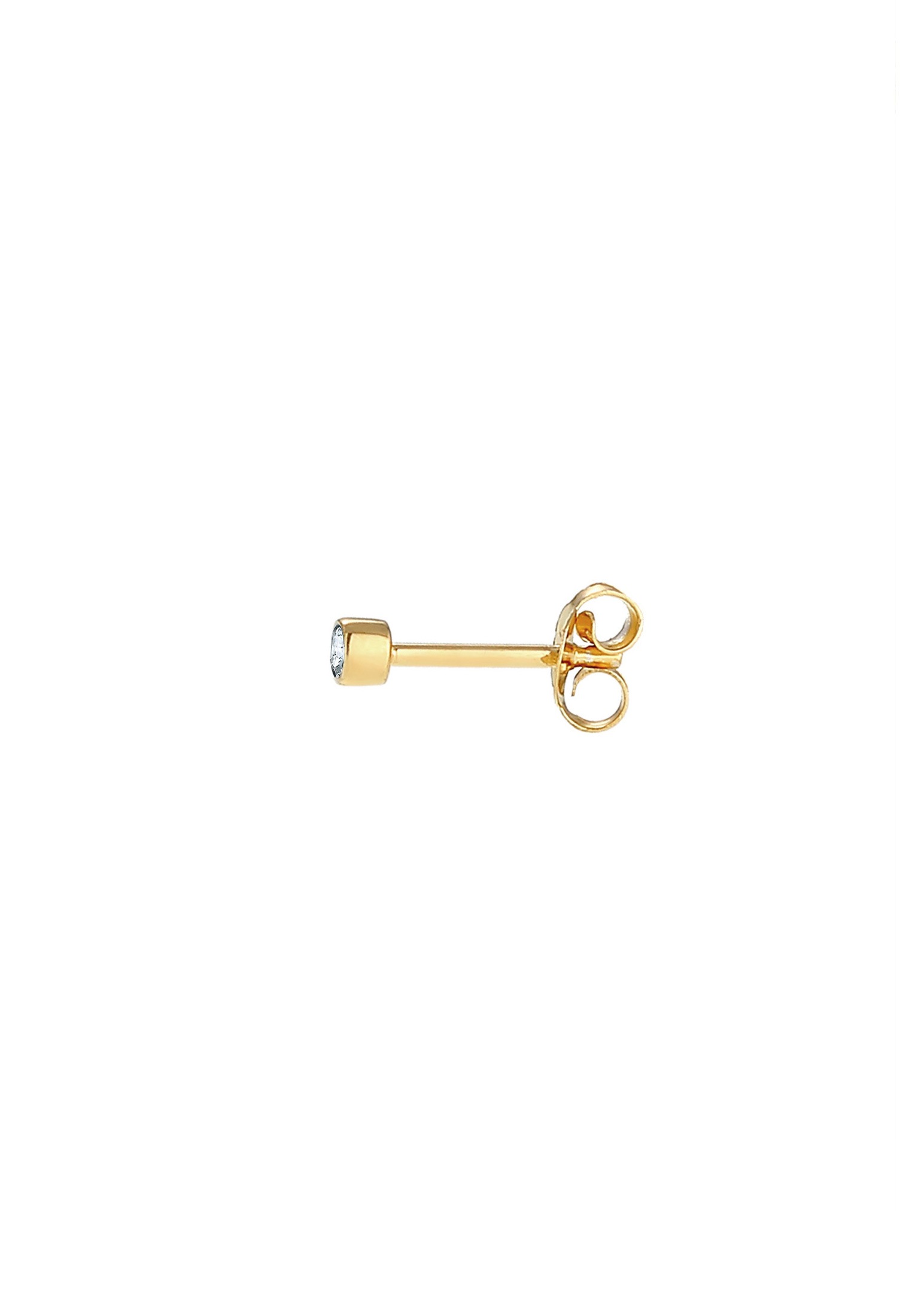 Elli Piercing-Set »Ohrringe Single Ohrstecker Basic Kristall 925 Silber«