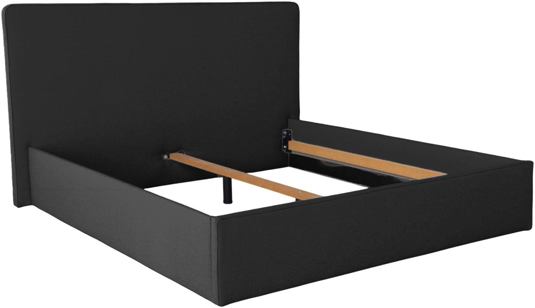 COLLECTION AB Polsterbett »Romo erhältlich in der Breite 180x200cm« 3 Varianten: Rahmen, Lattenrost oder Komplett-Set mit King-Matratze