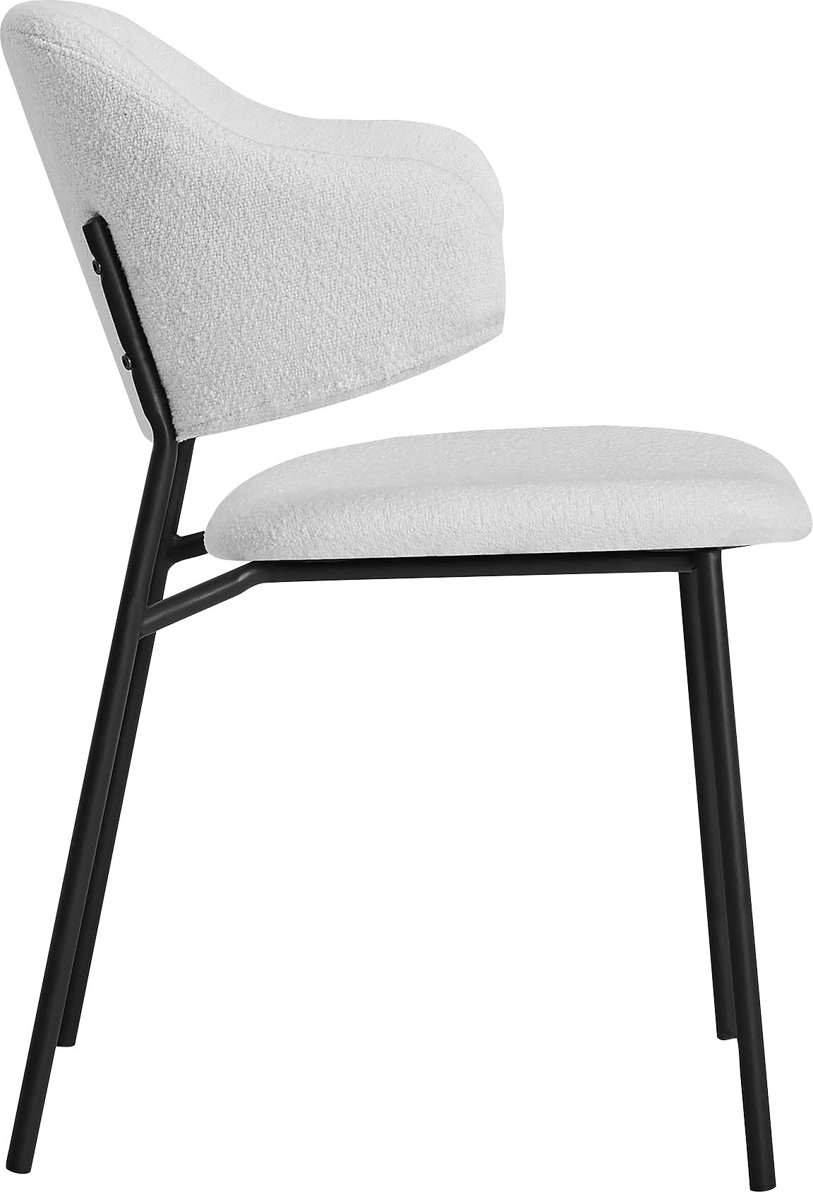 SalesFever Armlehnstuhl, (Set), Bouclé, Design-Gestell 2 St., UNIVERSAL und | kaufen mit ausgestellten Armlehnen