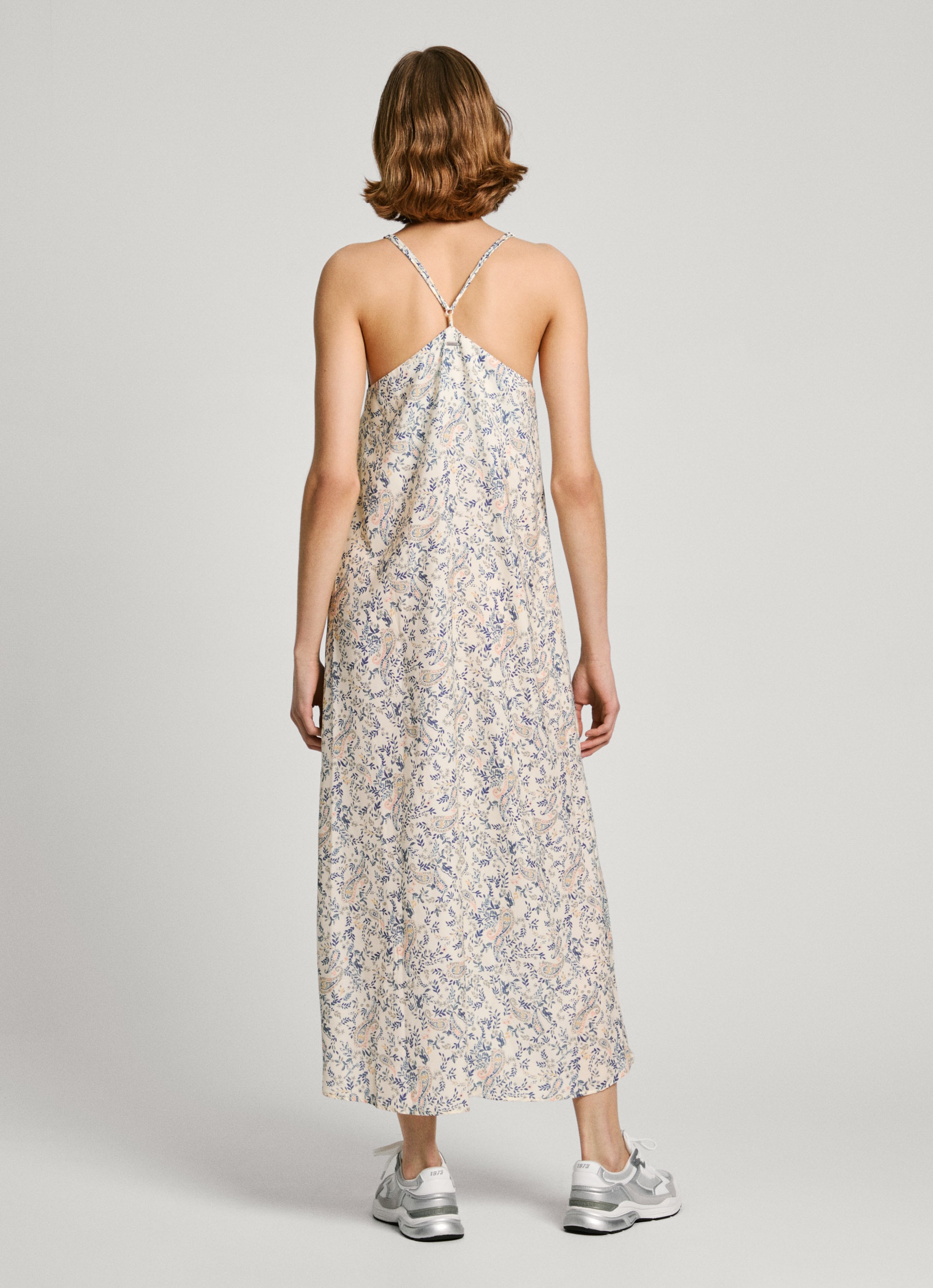 Pepe Jeans Spaghettikleid »MOLLY«, mit Paisley-Print