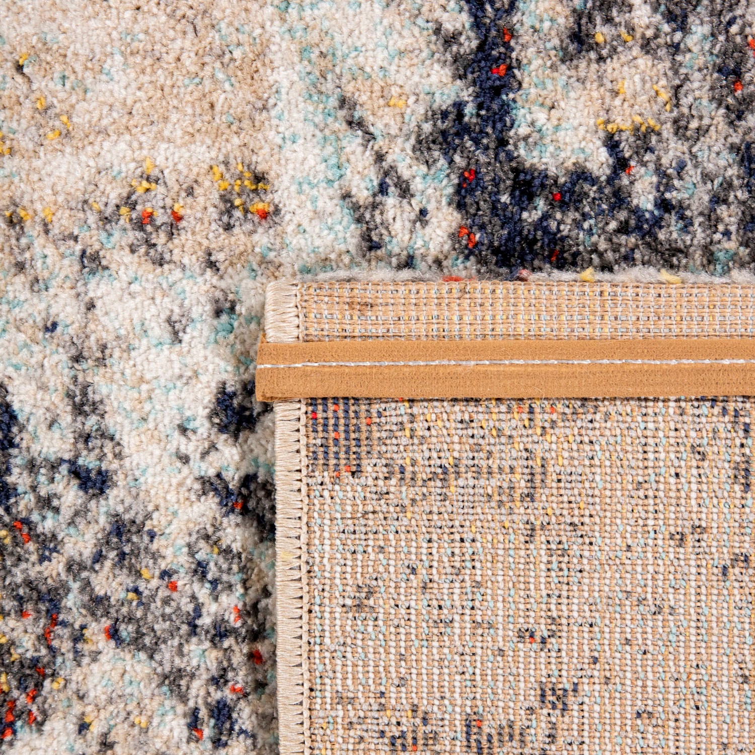 Paco Home Teppich »Jazz 711« rechteckig 13 mm Höhe Kurzflor, modernes buntes Design und Used-Look