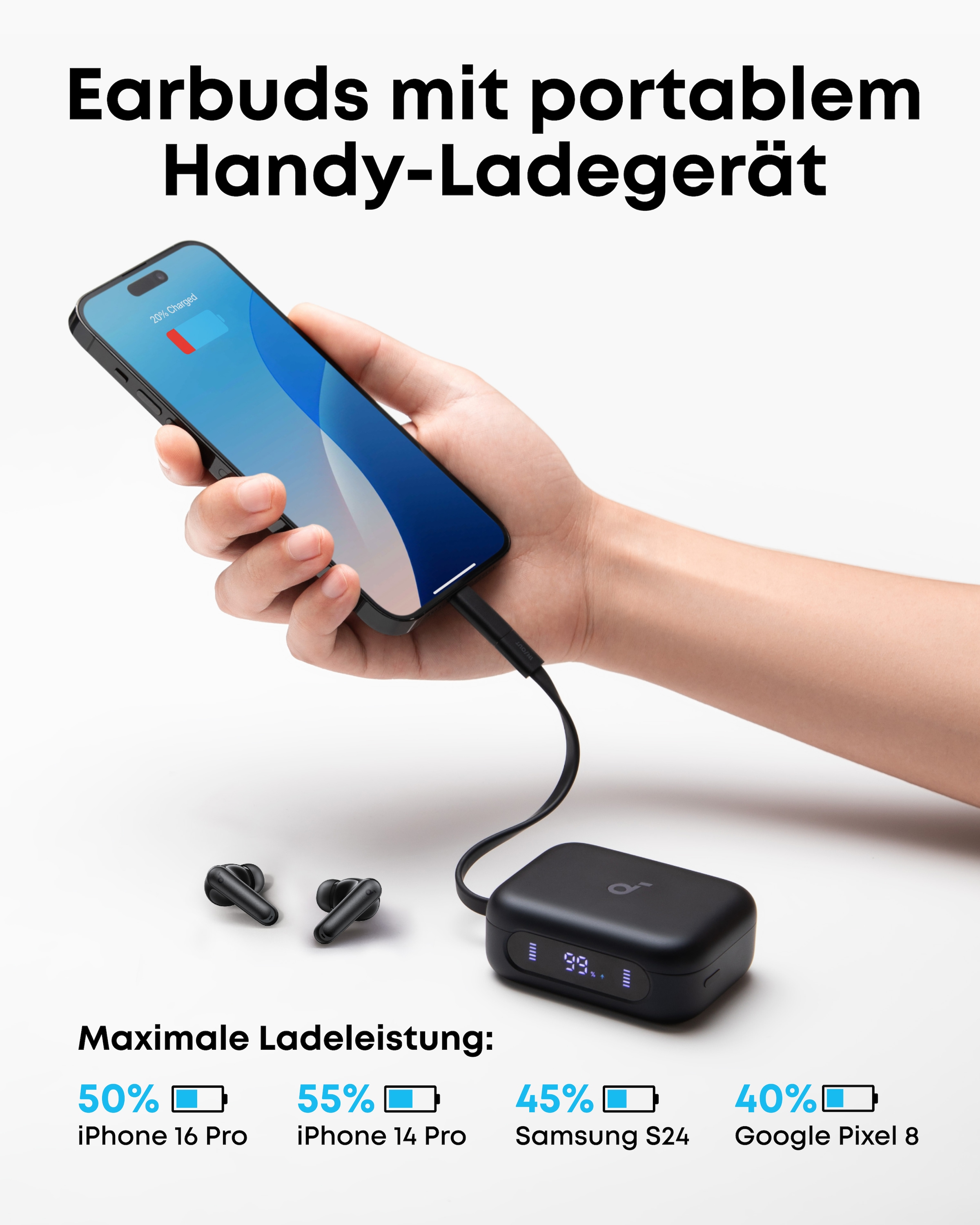 Anker wireless In-Ear-Kopfhörer »soundcore P41i« Bluetooth Active Noise Cancelling (ANC)