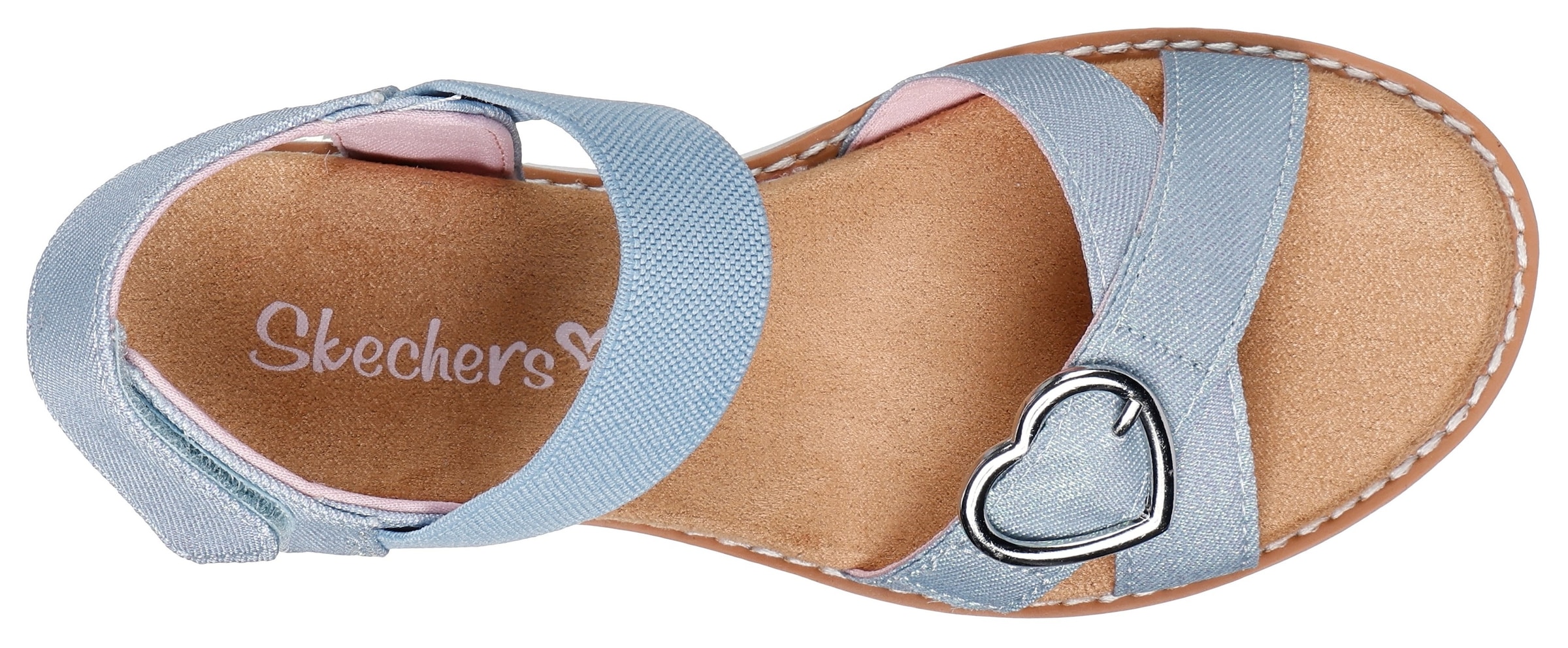 Skechers Sandale »MISS DESERT KISS HI«, Klettschuh für Mädchen, Größenschablone zum Download