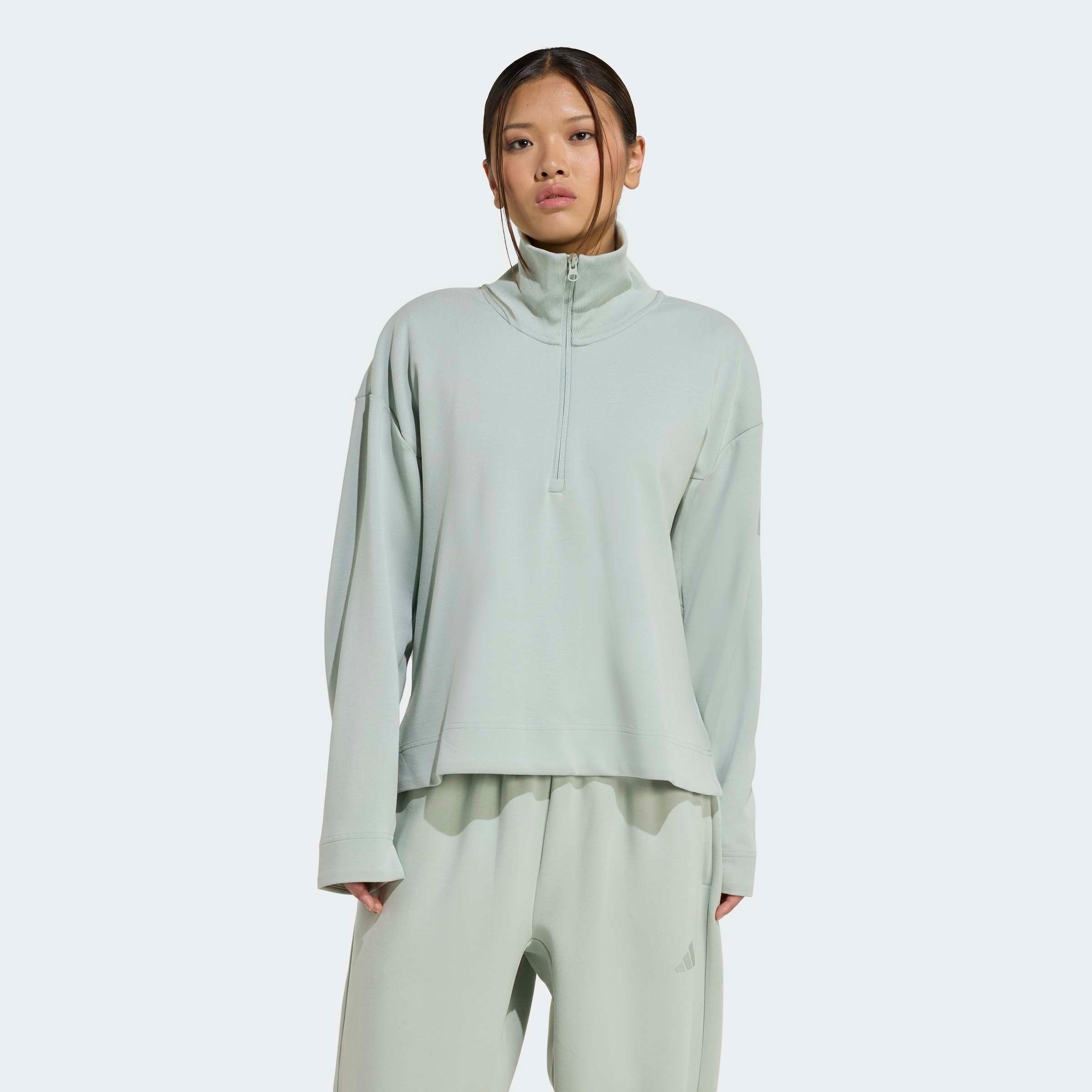 adidas Sportswear Sweatjacke »SOFT LUX, REISSVERSCHLUSS BIS ZUR BRUST«