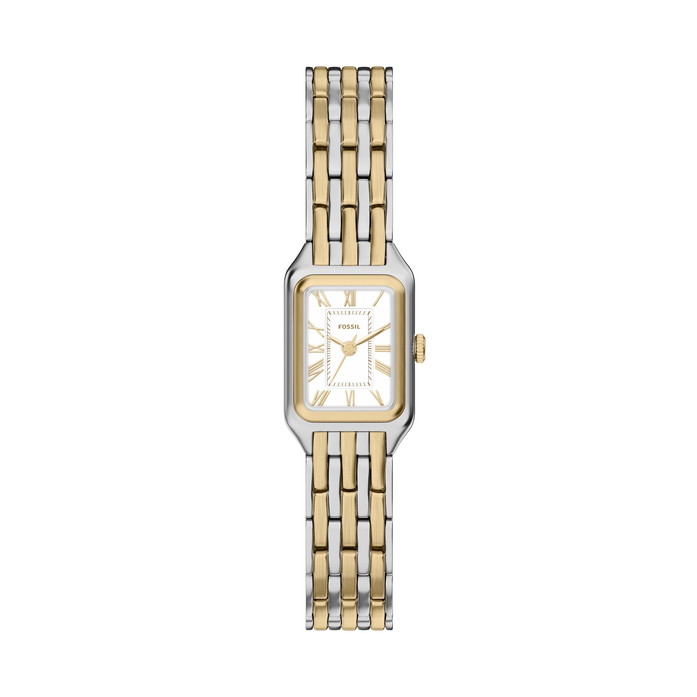 Fossil Quarzuhr »Raquel« Armbanduhr, Damenuhr, Edelstahlarmband, analog