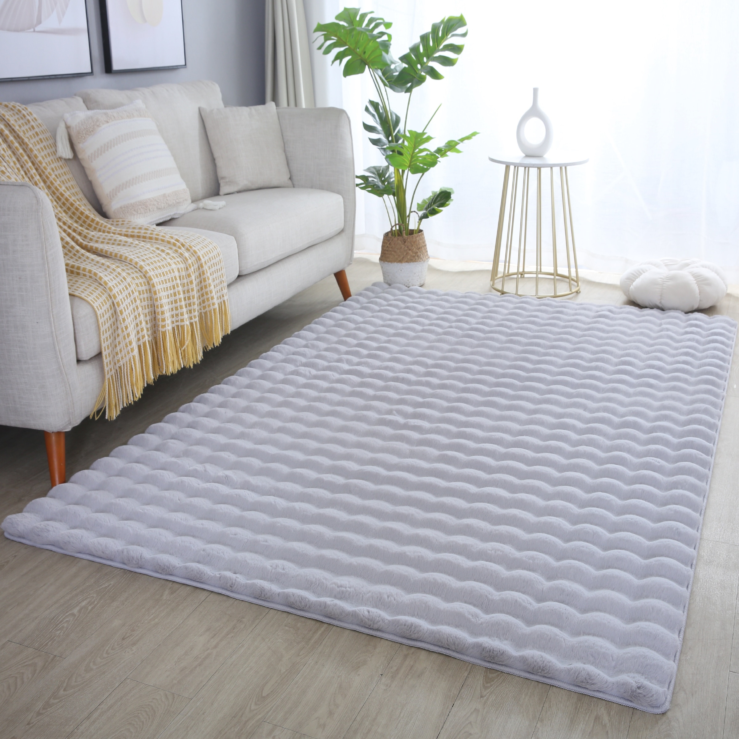 Ayyildiz Teppiche Hochflor-Teppich »AMBIANCE 5110«, rechteckig, 25 mm Höhe, Läufer / Besonders weich / Dicker Flor / Pflegeleicht