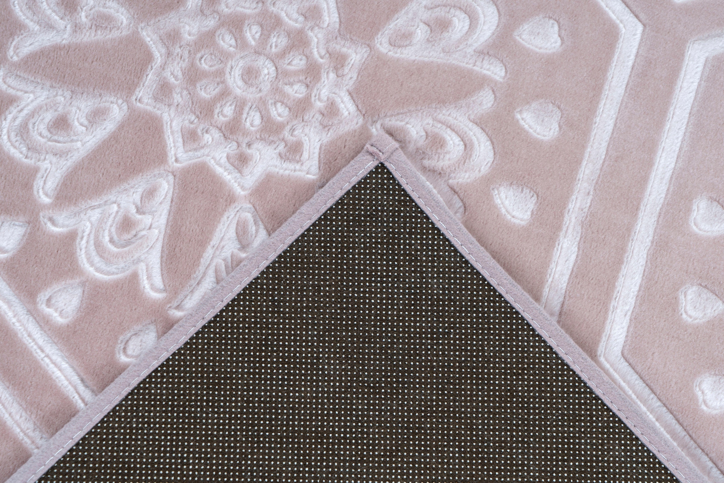 my home Teppich »Stina« rechteckig 7 mm Höhe Hoch-Tief-Effekt, mit Muster, Teppiche