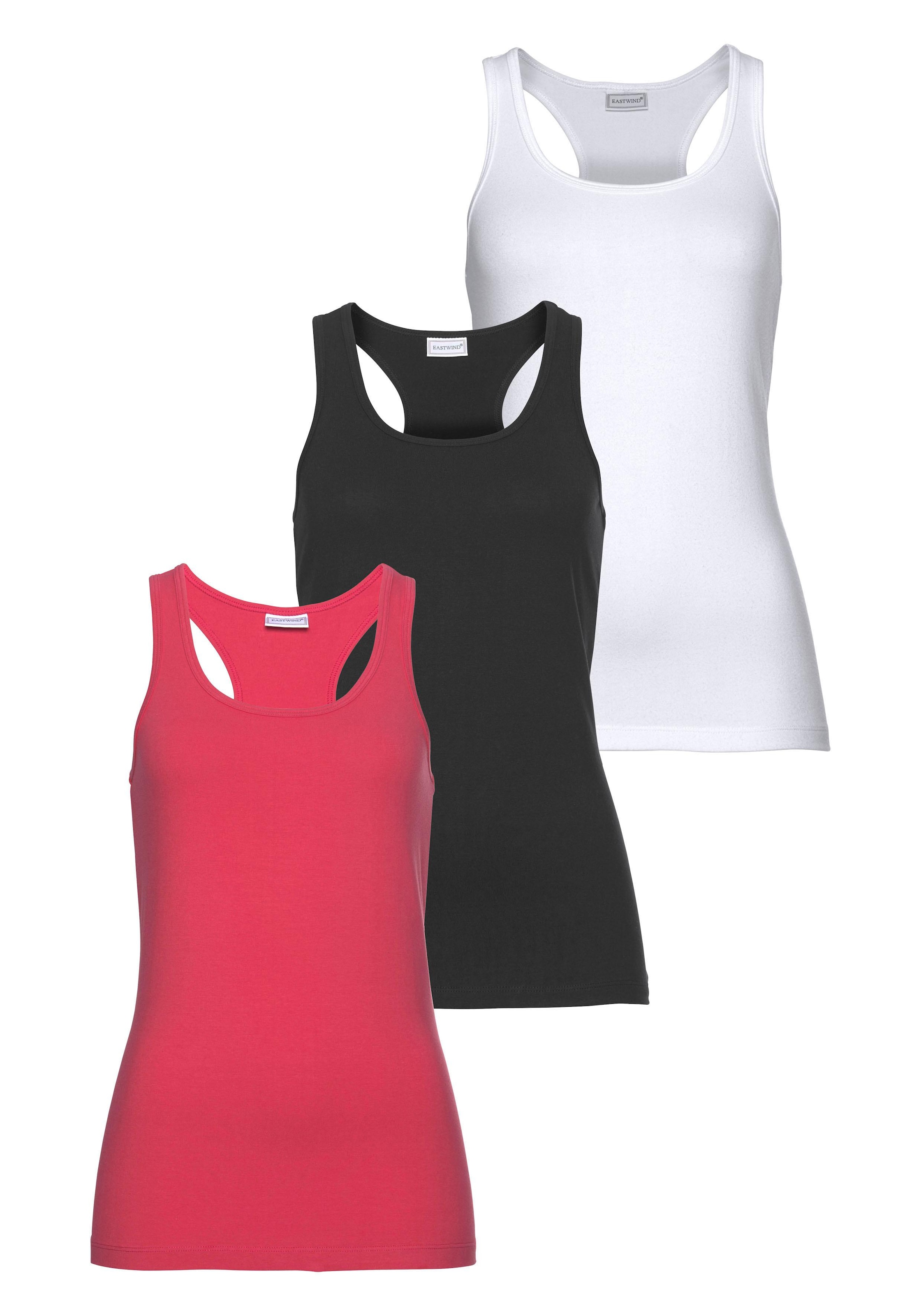 Tanktop, (Packung, 3 tlg., 3er-Pack)