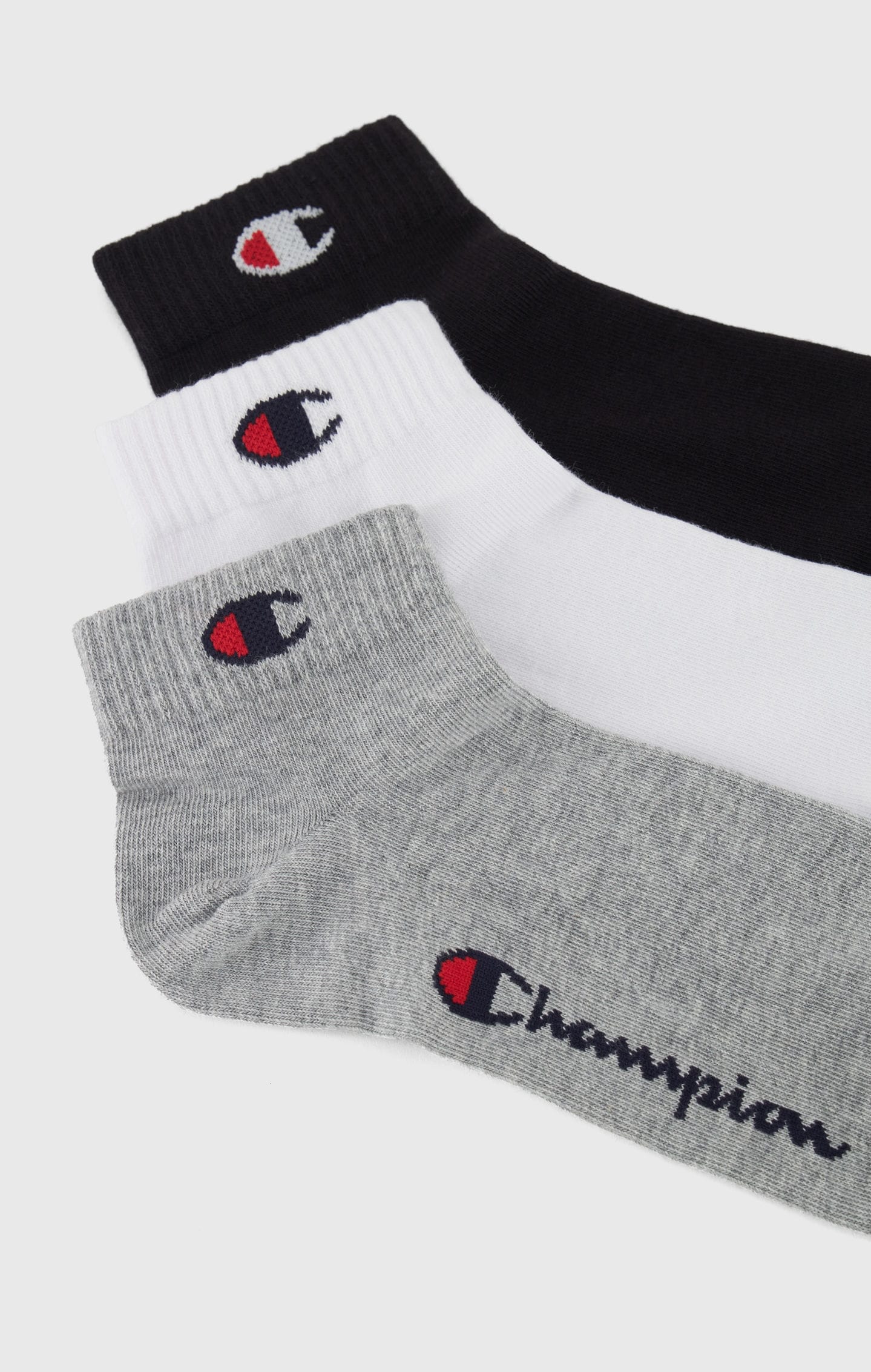 Champion Kurzsocken »3 Pack Quarter Socks« 3 Paar tlg. für sportive Aktivitäten, sportlicher Stil