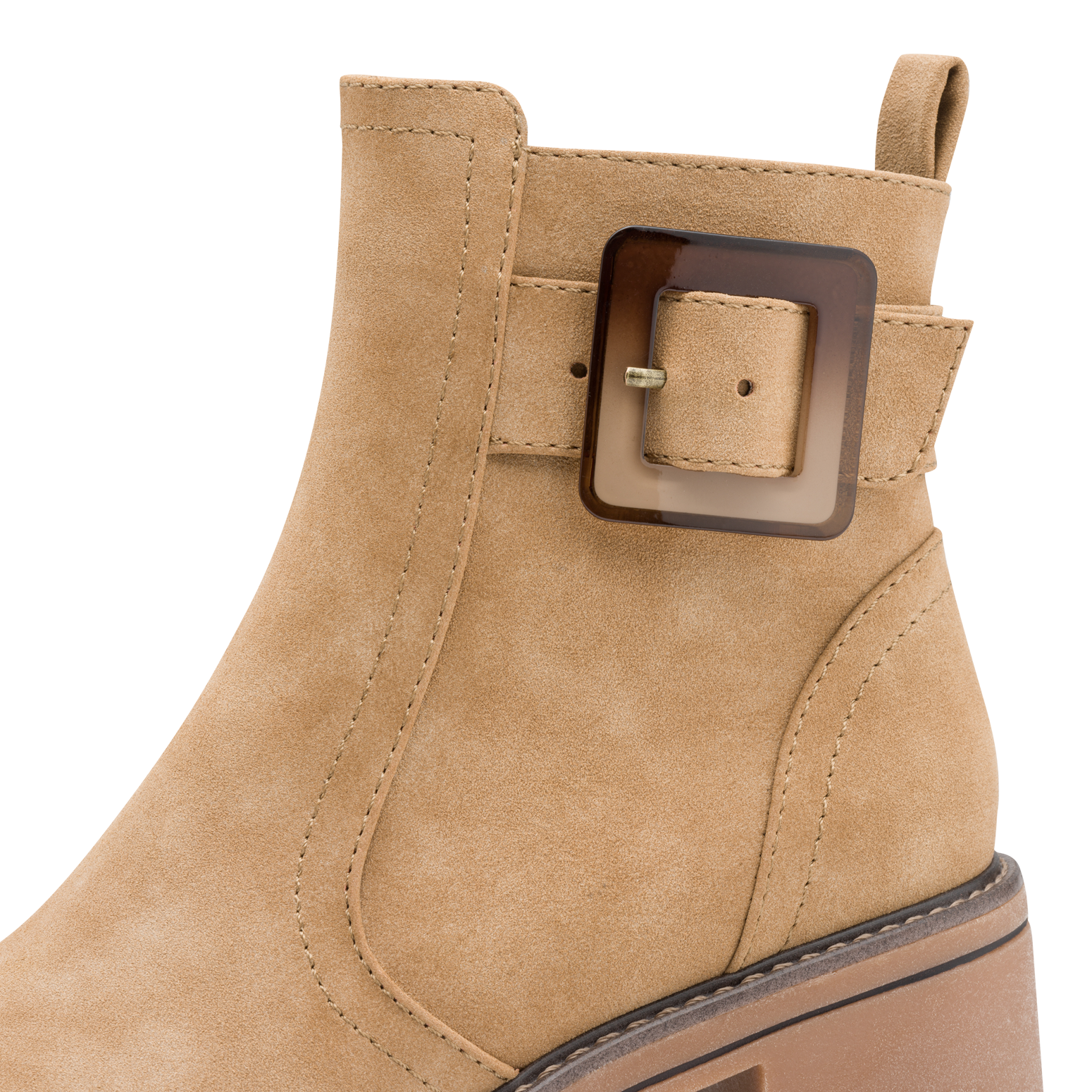 MARCO TOZZI Stiefelette  , Blockabstz, Herbstboots in veganer Verarbeitung