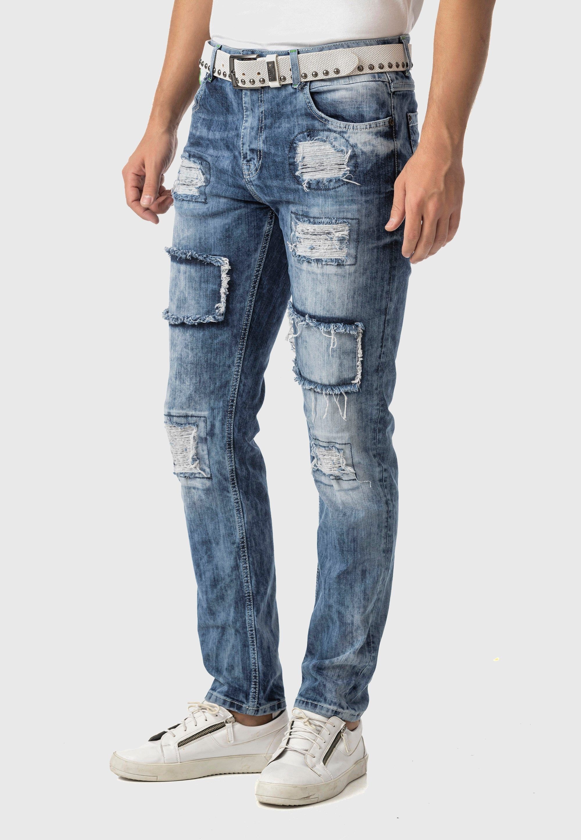 Cipo & Baxx 5-Pocket-Jeans »Cipo & Baxx Jeans« im Used-Look