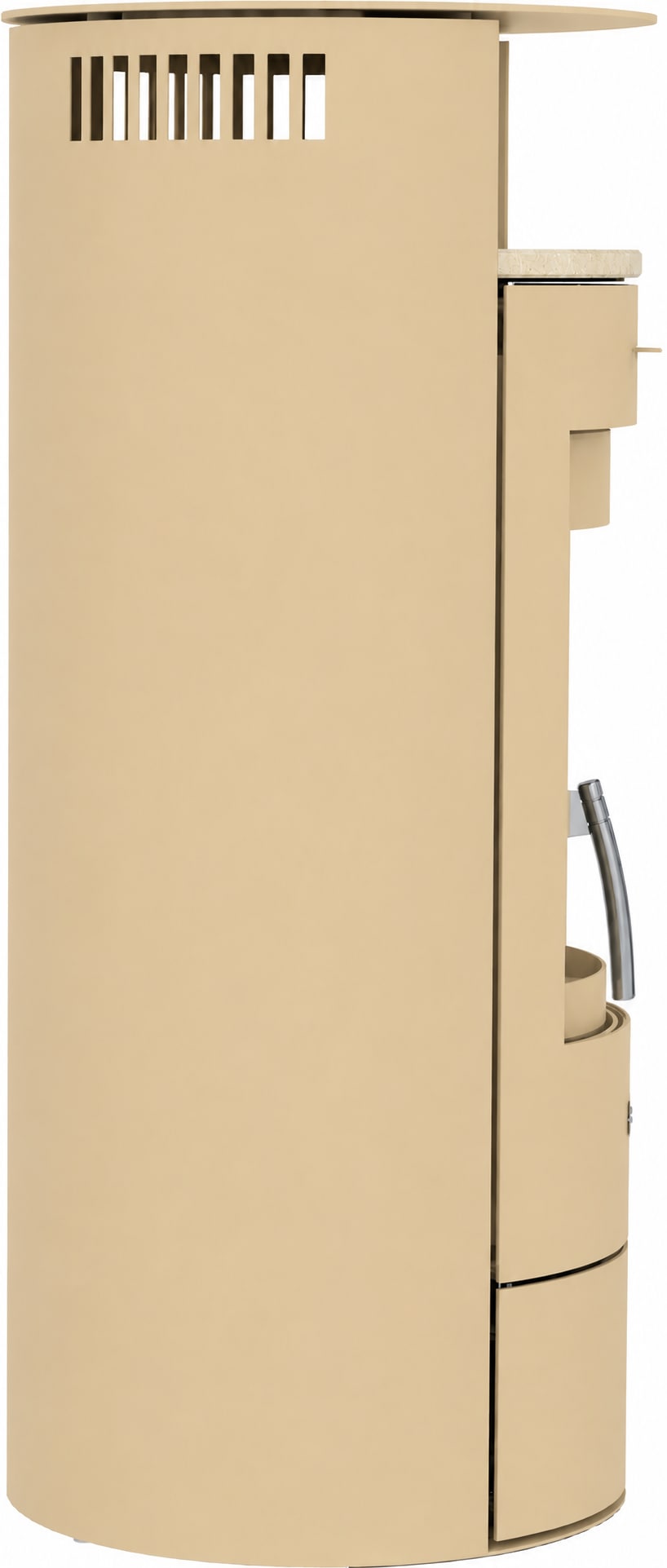 Hanseatic Kaminofen »PIACENZA Stahl beige, Lieferung bis ins Wohnzimmer« NEU und Exklusiv