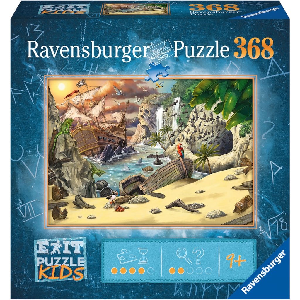 Ravensburger Puzzle »EXIT, Puzzle Kids Das Piratenabenteuer«