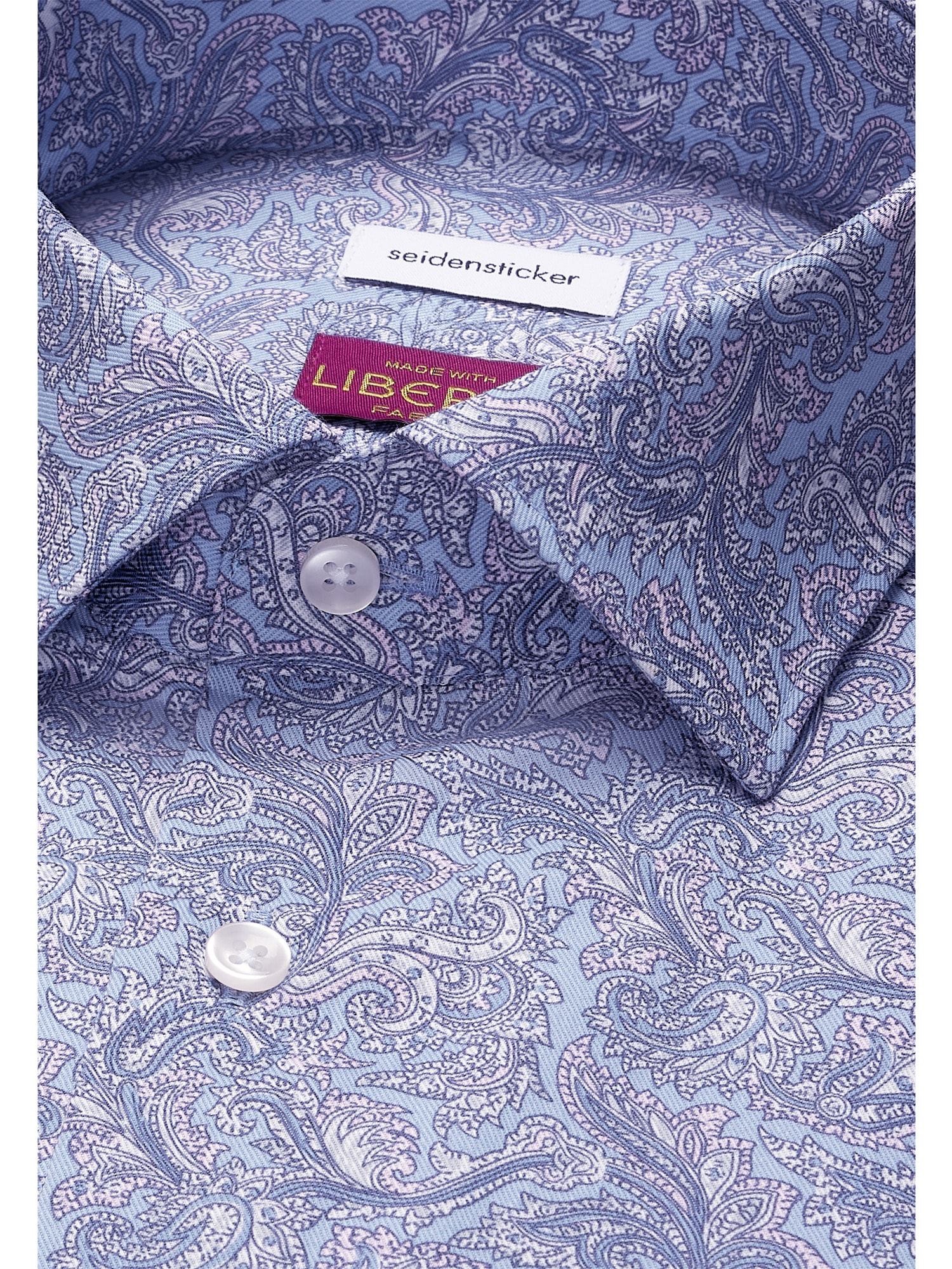 seidensticker Businesshemd »Schwarze Rose« Slim 1/1 Kentkragen Druck