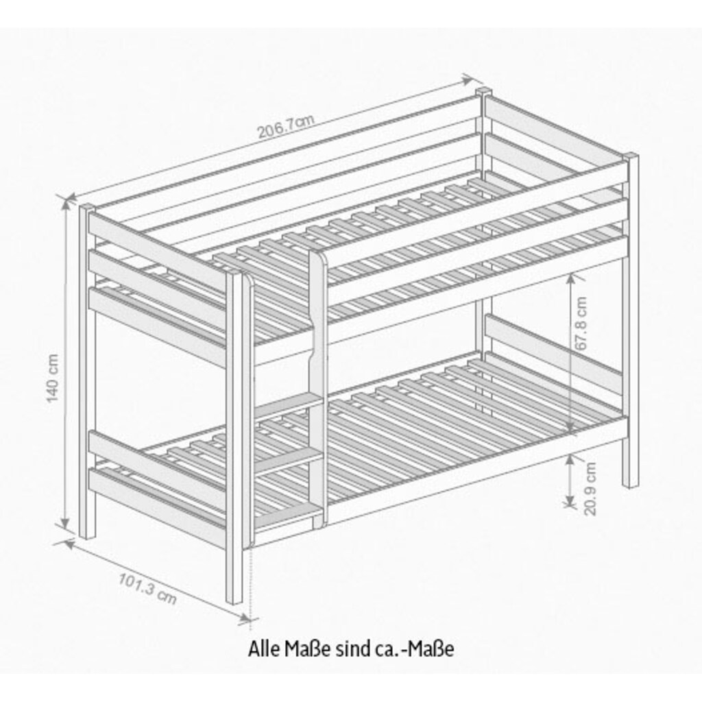 Relita Etagenbett »Lupo«