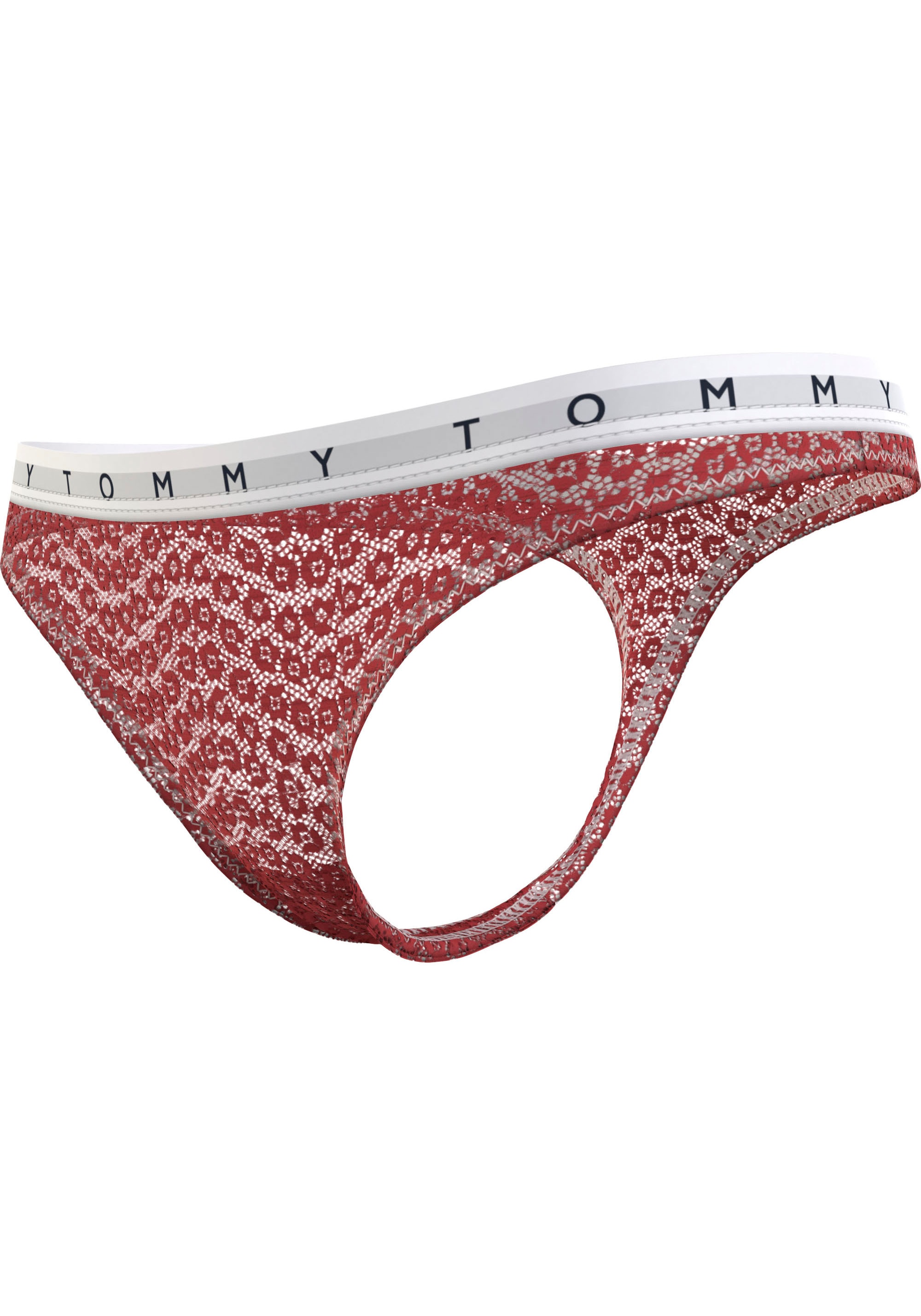 Tommy Hilfiger Underwear Slip »3 Tommy mit Markenlabel PACK Hilfiger (Packung, St., bei 3 THONG«, 3er-Pack), ♕
