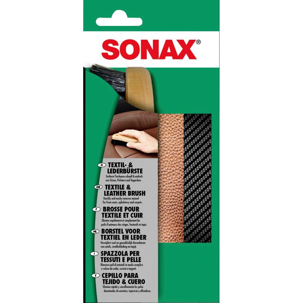Sonax Autowaschbürste »Textil- & Lederbürste«, 1 St., für den Autoinnenraum