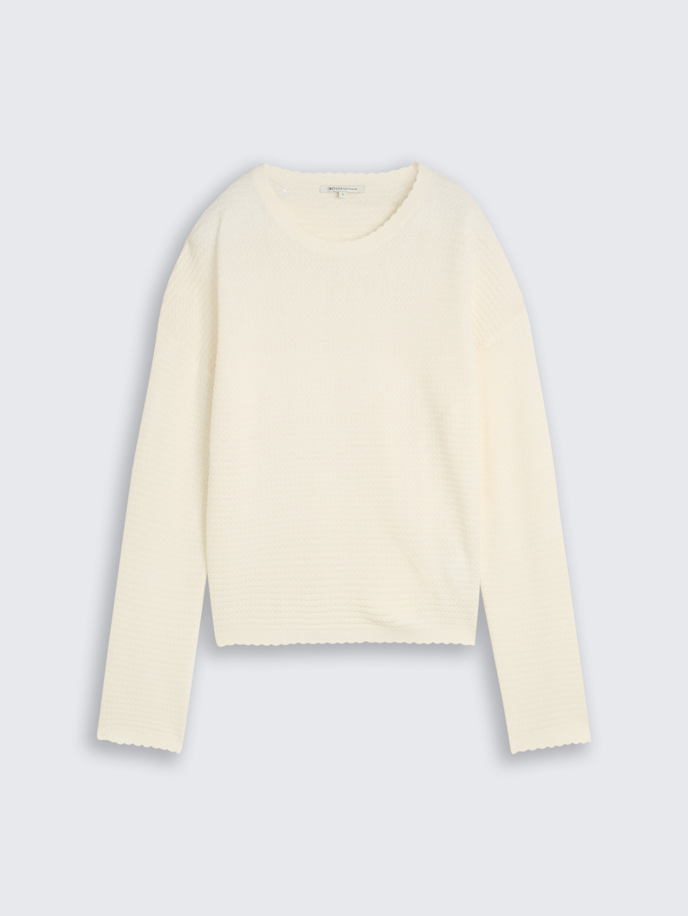 TOM TAILOR Denim V-Ausschnitt-Pullover