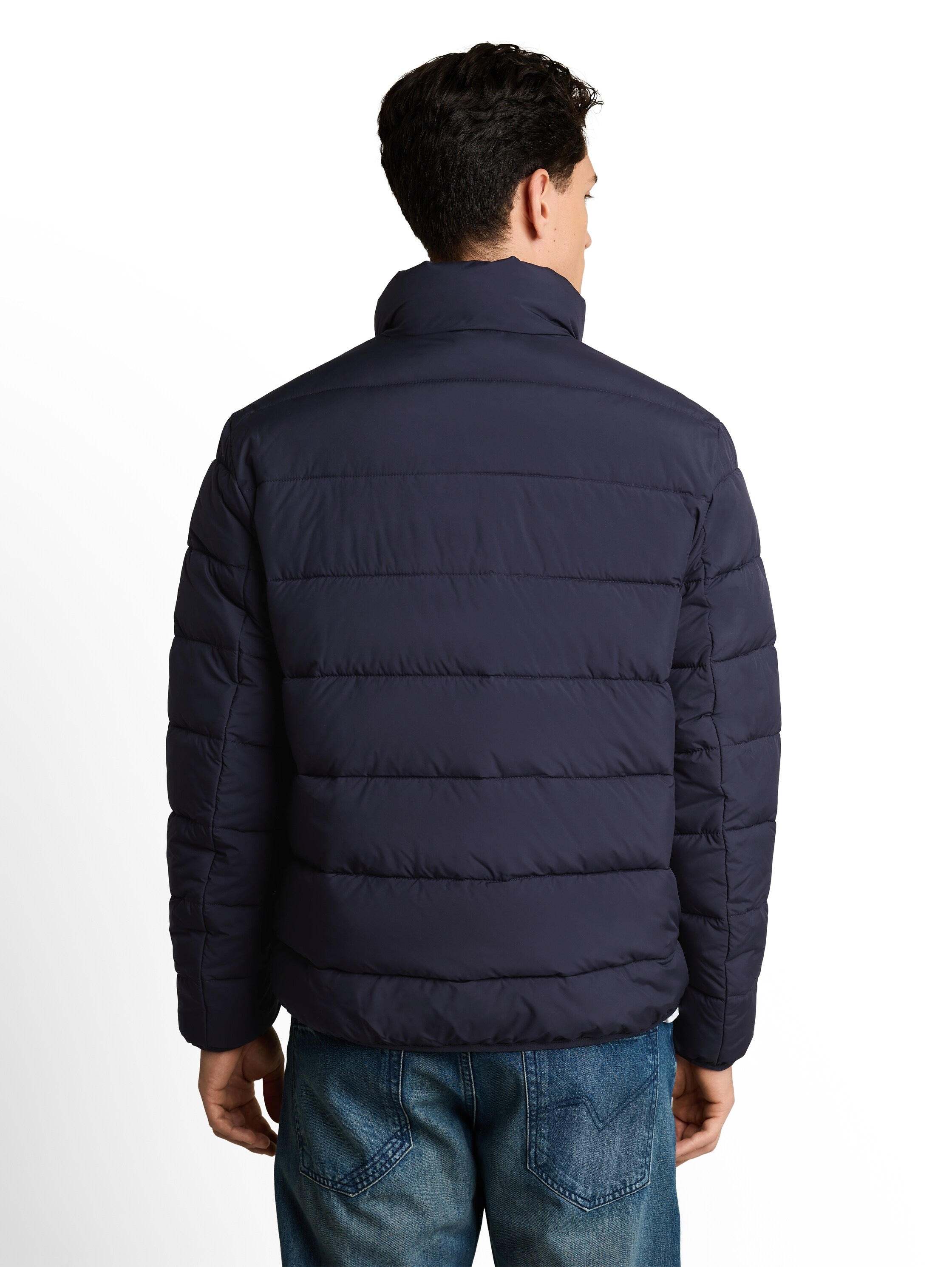 TOM TAILOR Denim Steppjacke mit Reißverschluss, aus Polyester