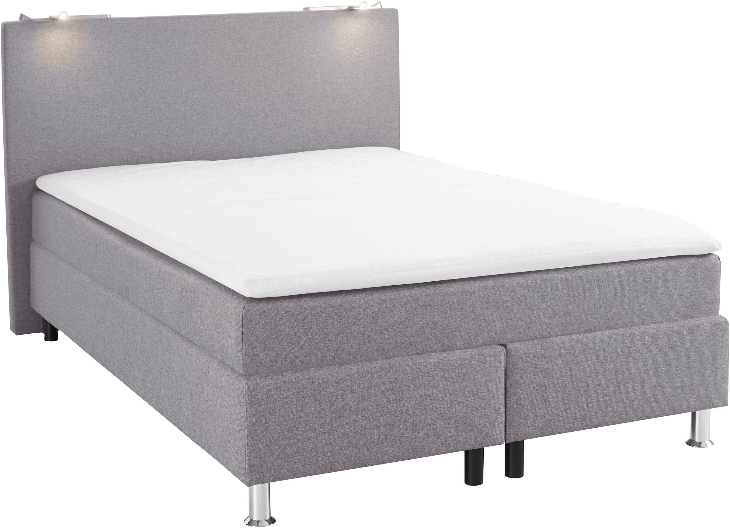 COLLECTION AB Boxspringbett, inkl. LED-Beleuchtung und Topper