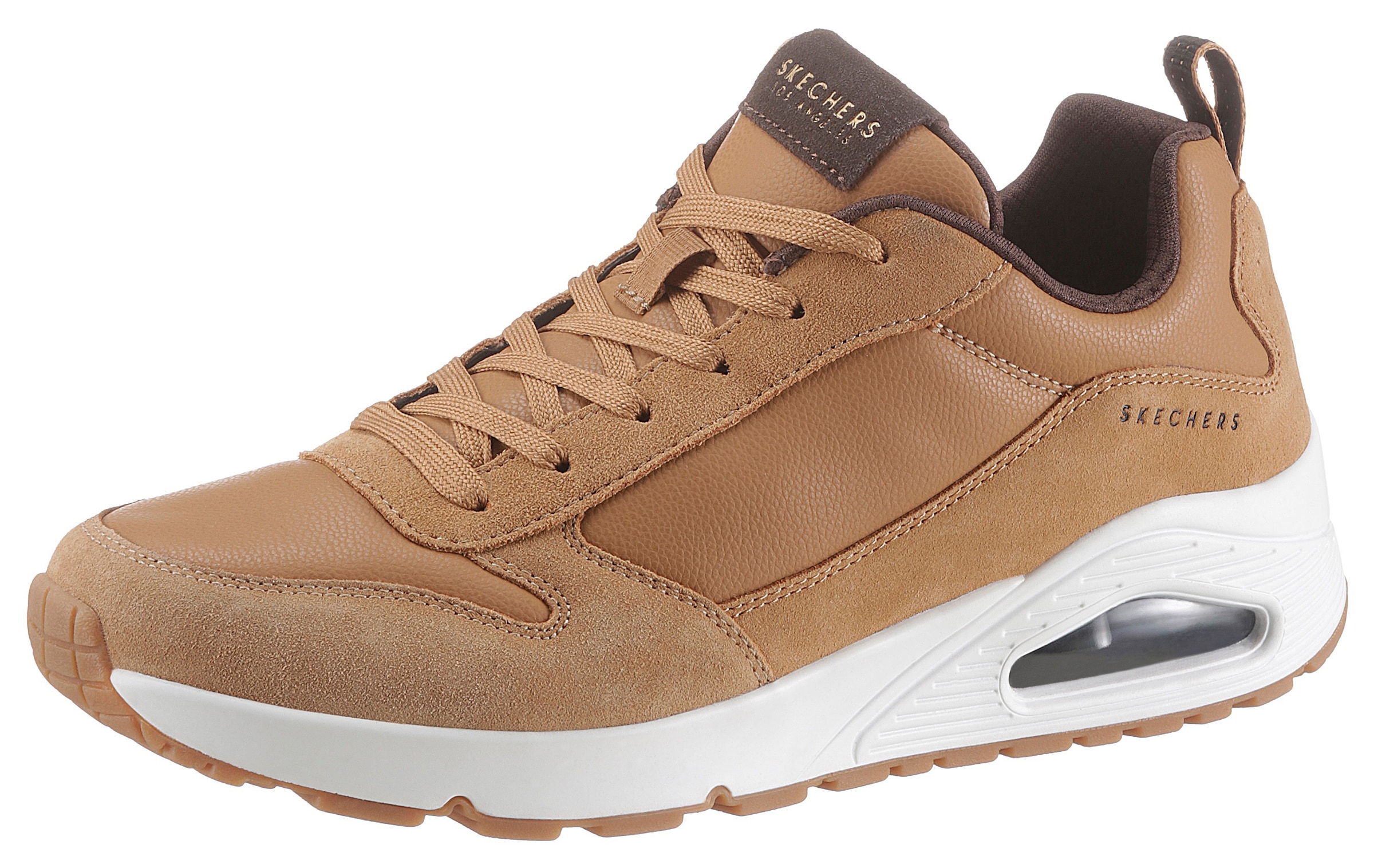 Skechers Sneaker »Uno Stacre«, mit Luftkammernsohle, Freizeitschuh, Halbschuh, Schnürschuh